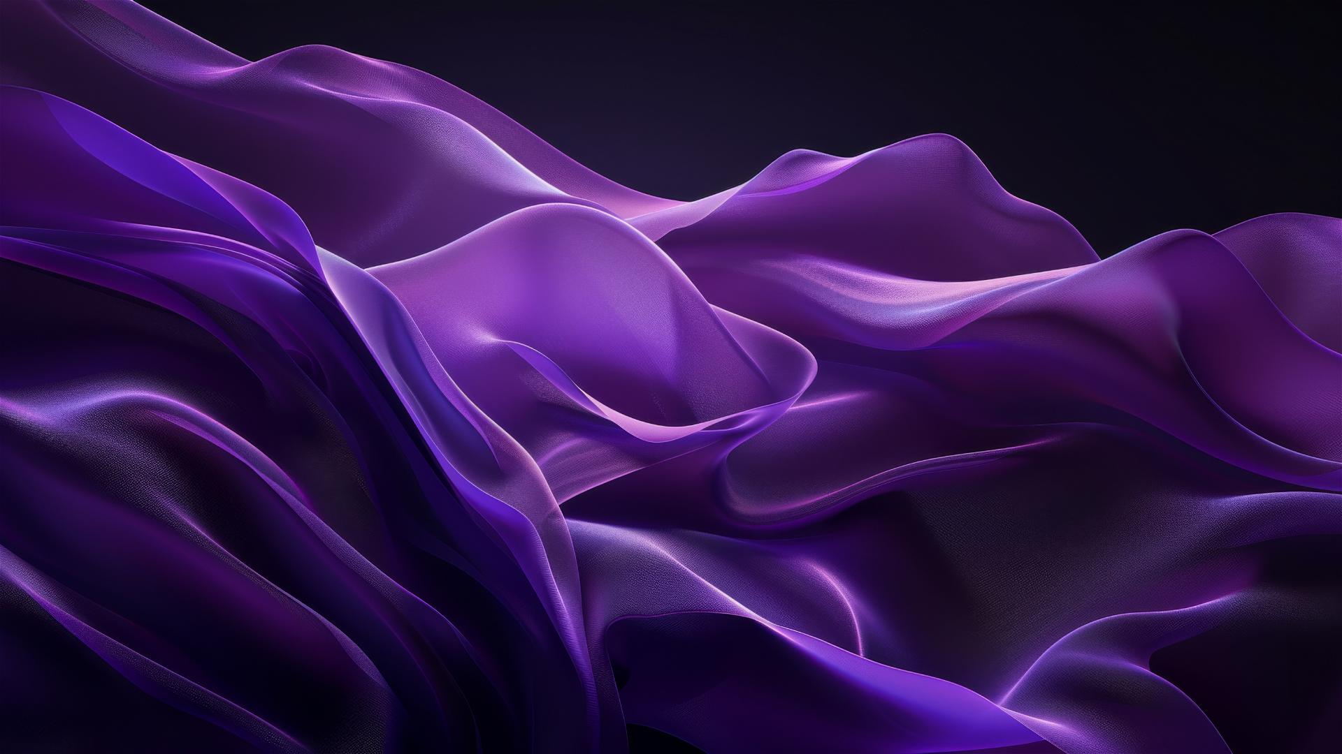 Black amethyst-colored shapes on iPhone background
