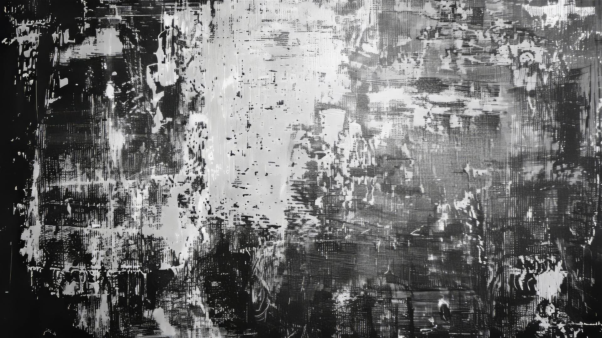 White grunge texture on a black background