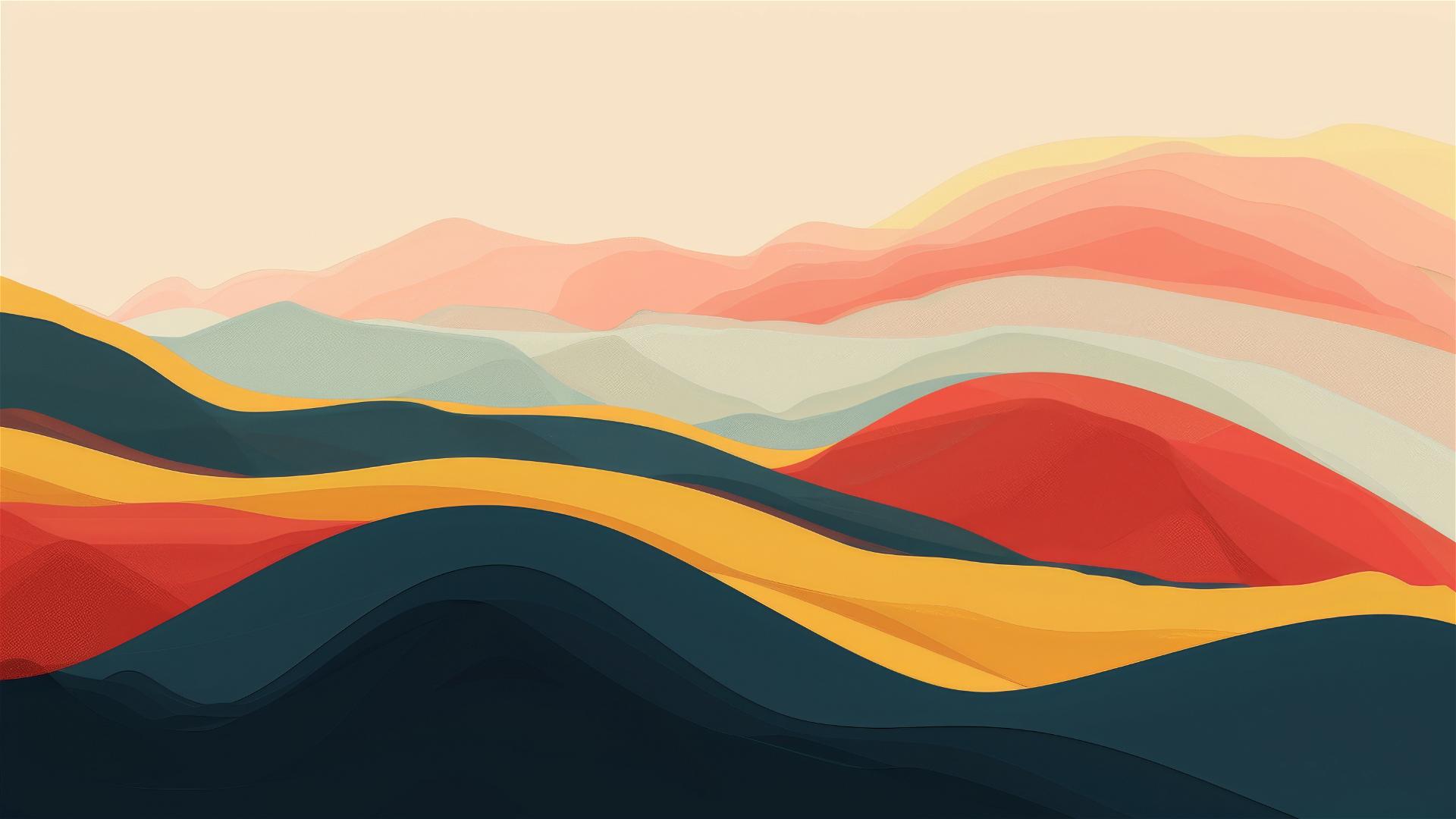 Abstract modern minimal design