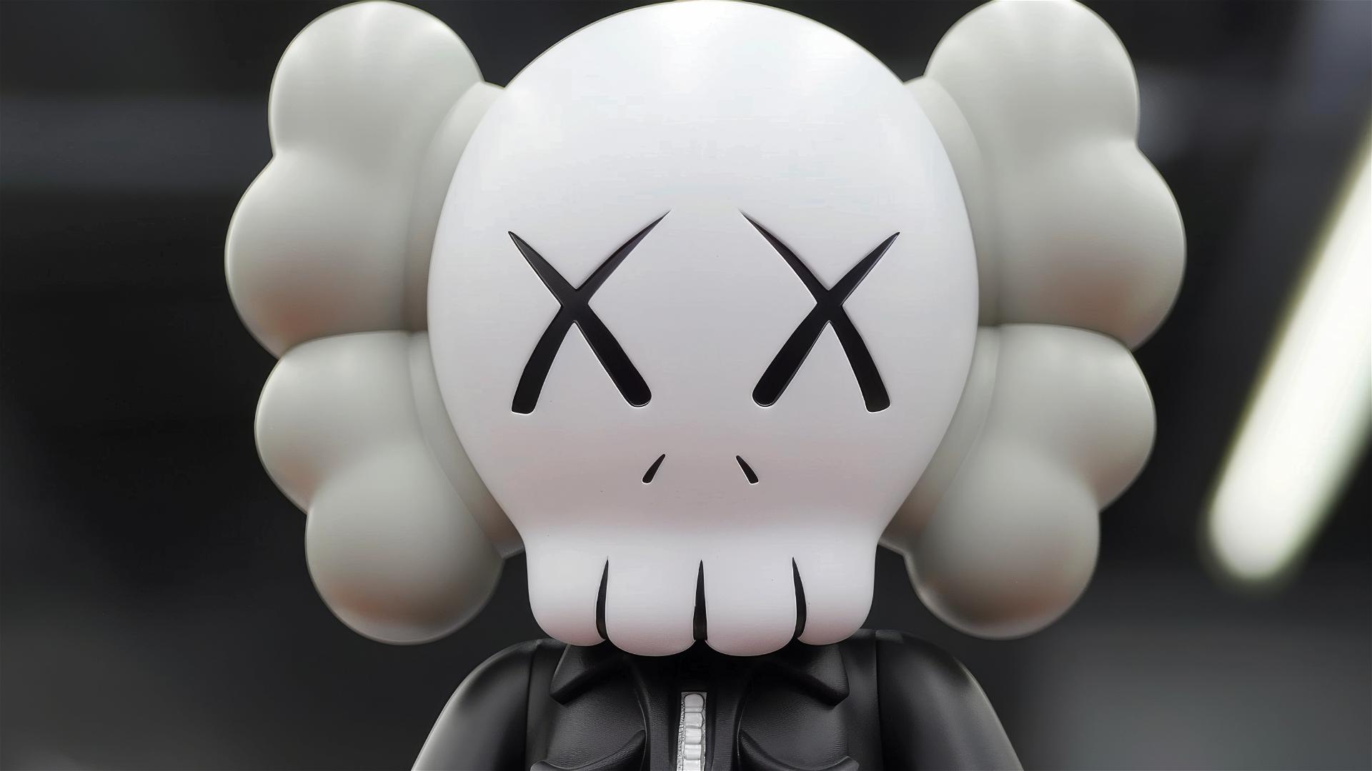 Award-winning photography of Kaws doll