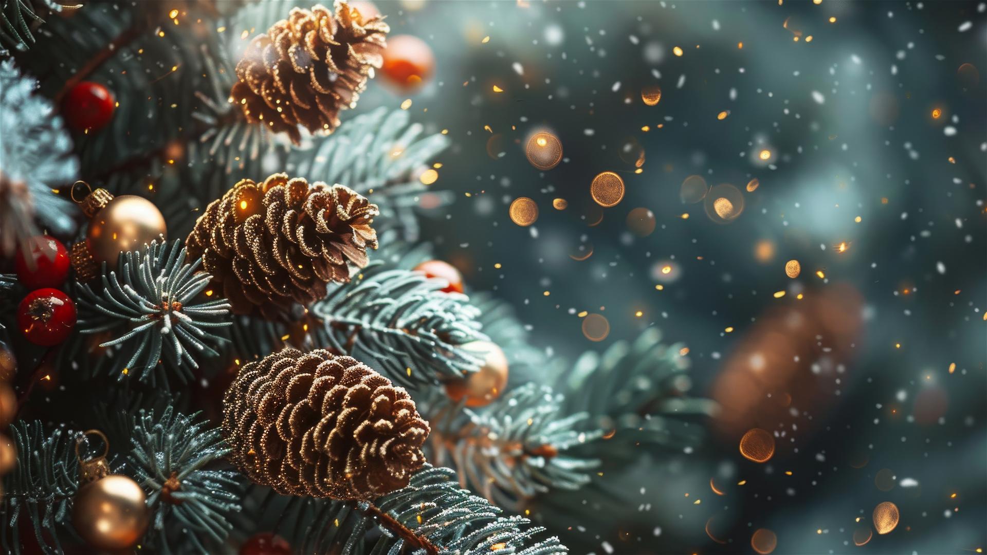 Aesthetic Christmas scene in 4K resolution