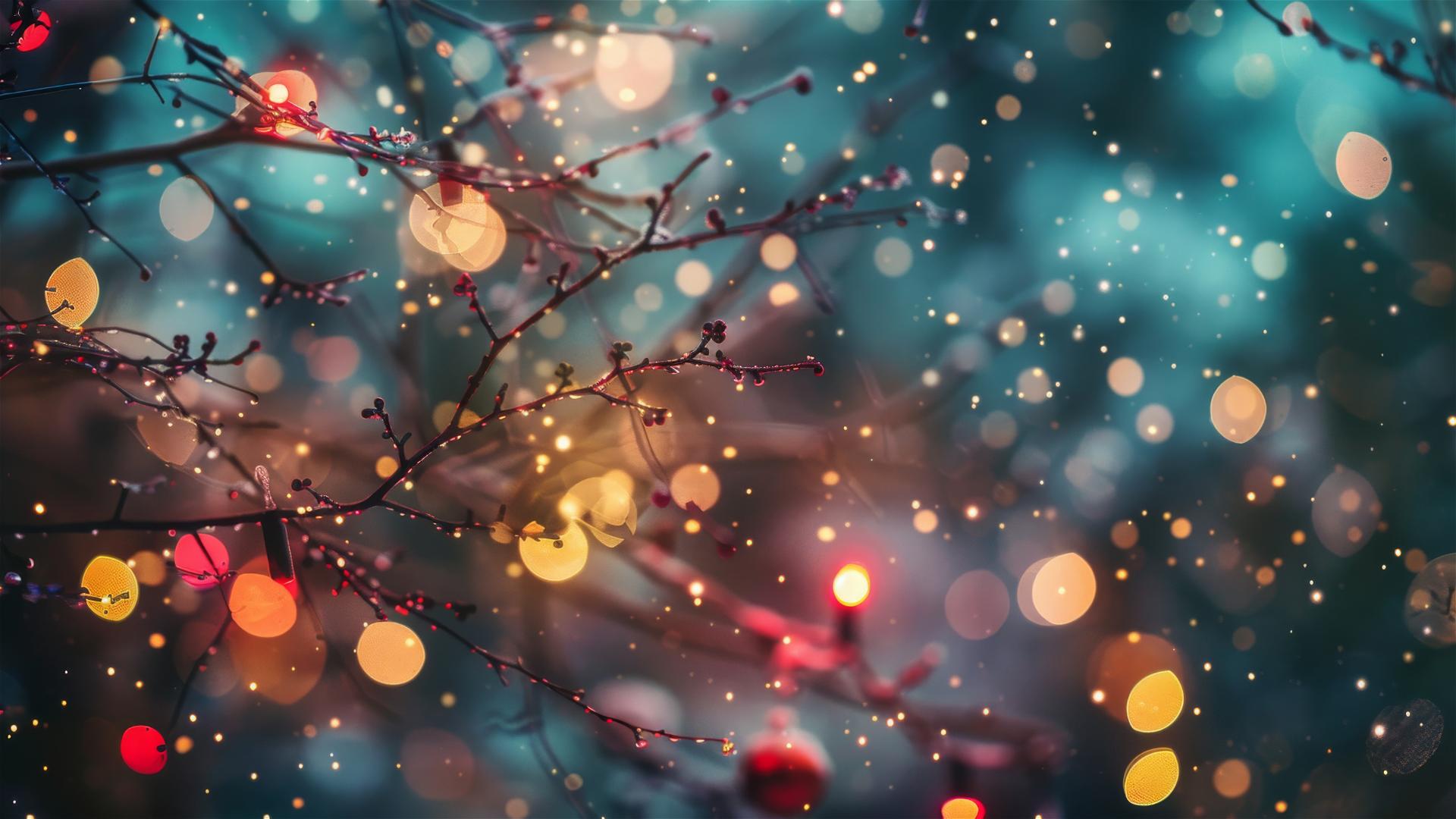 4K Christmas themed background for iPhone