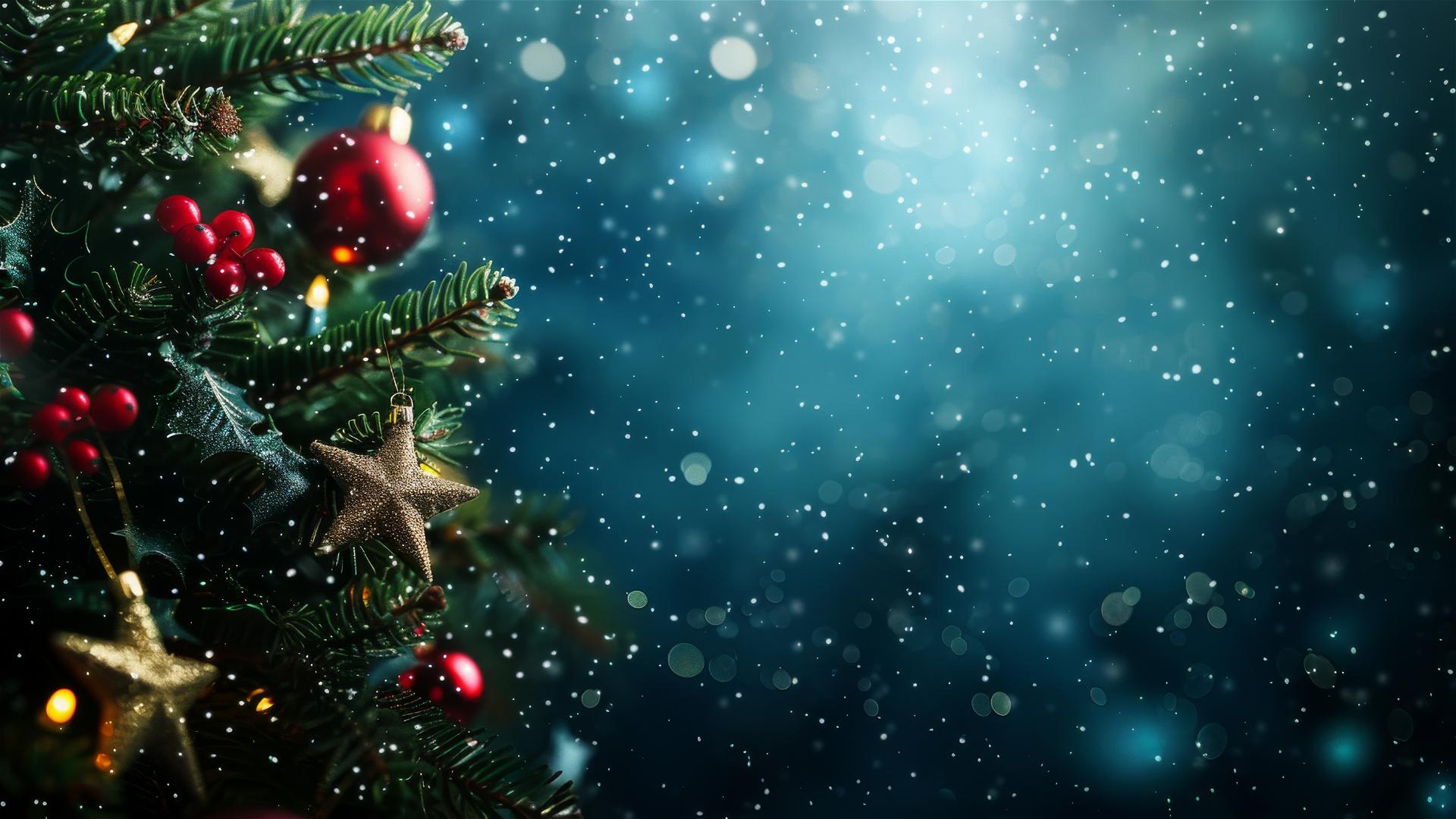 Creative Christmas background in 4K resolution