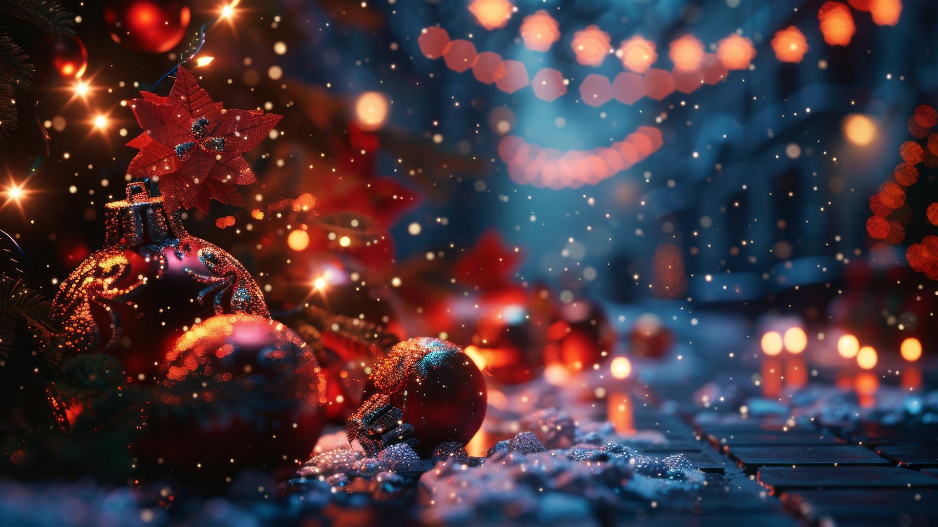 Christmas background in 4K resolution
