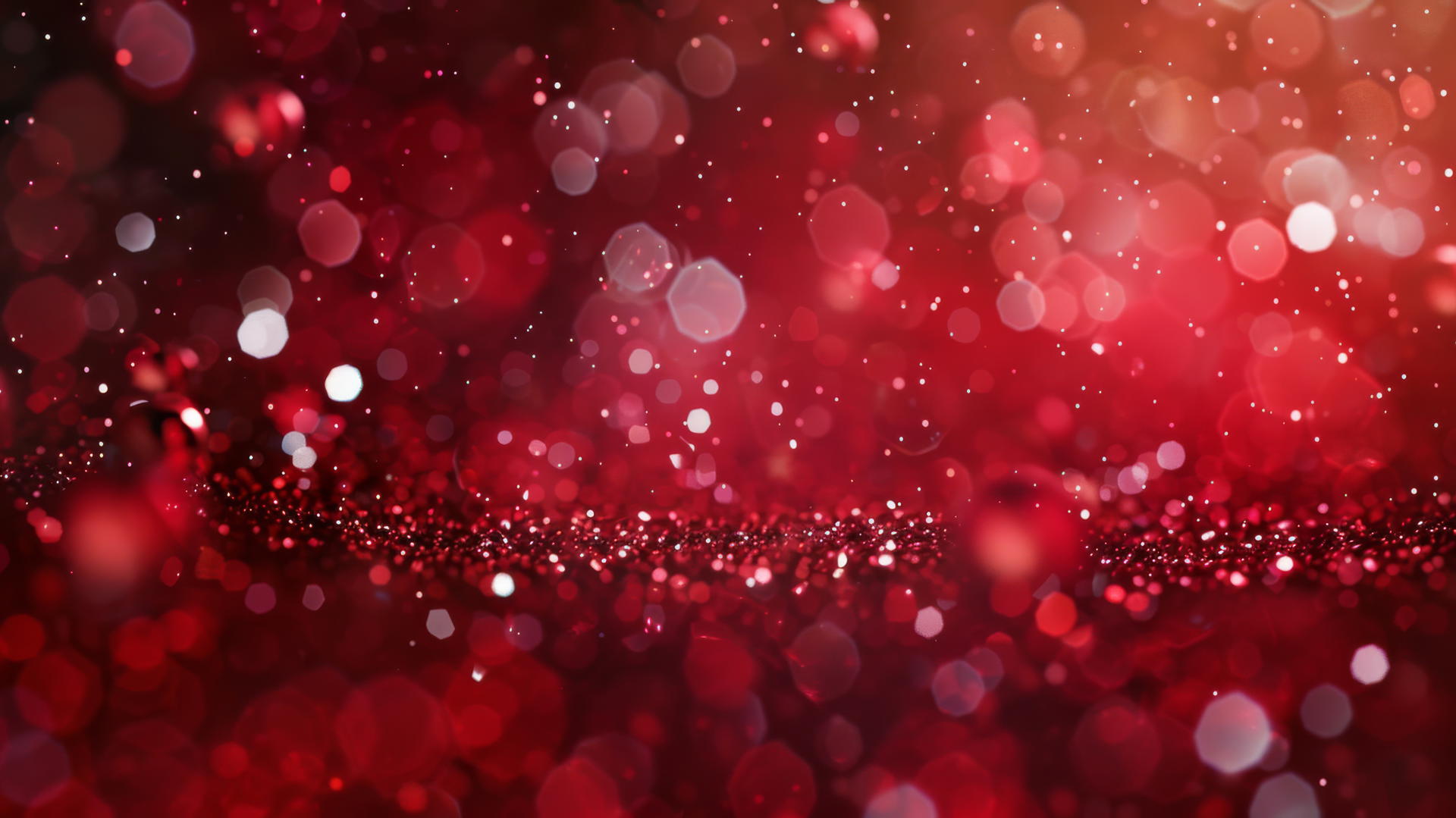 Christmas background with lots of red