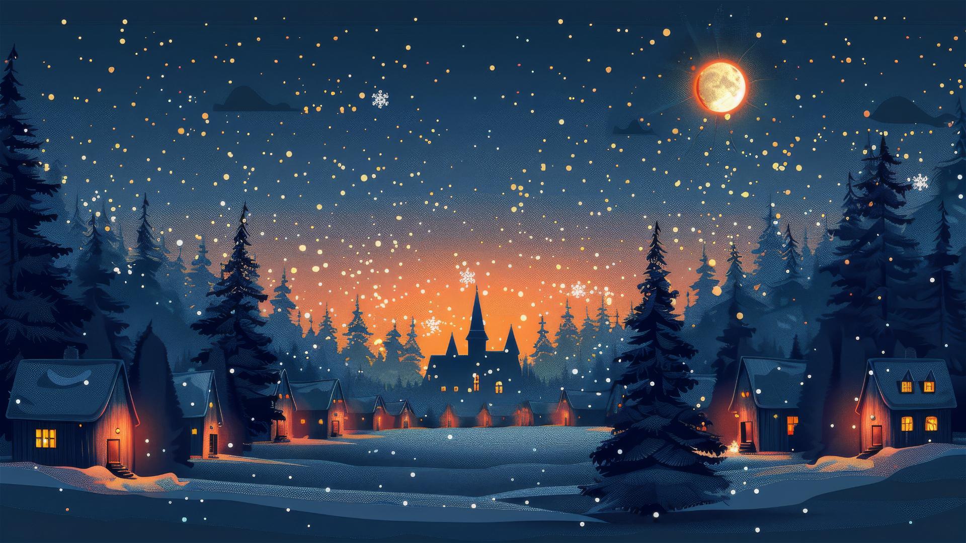 Christmas graphic design in vector format