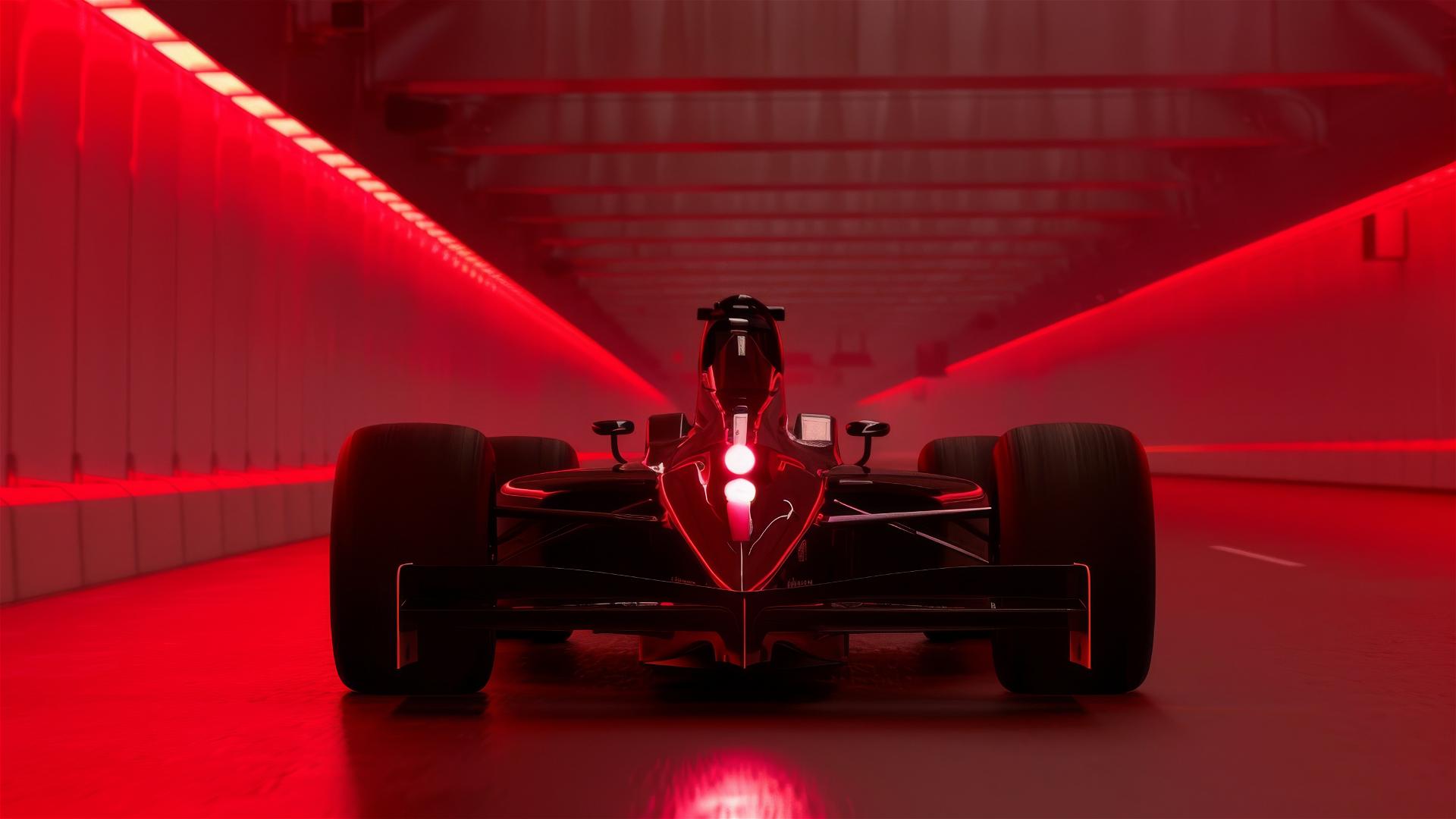 Abstract concept of a racing soul