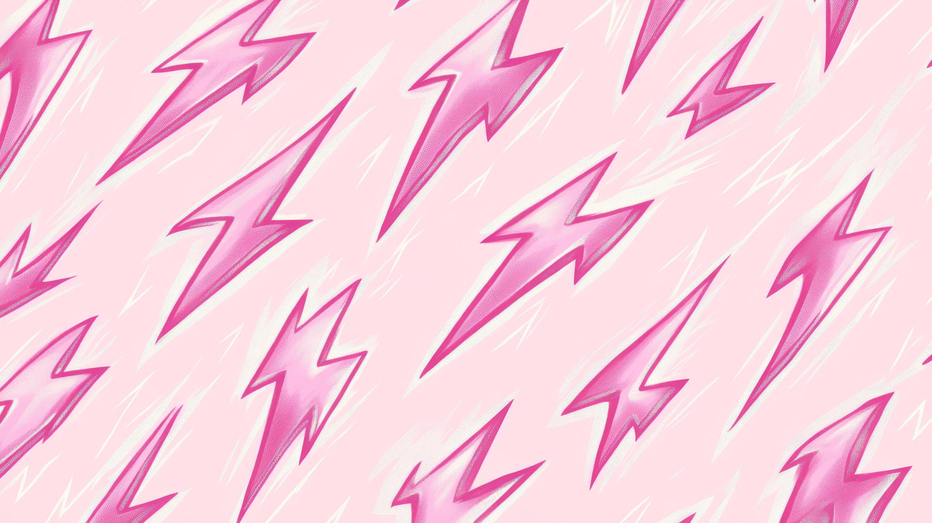 Pink preppy wallpaper with pink lightning bolts