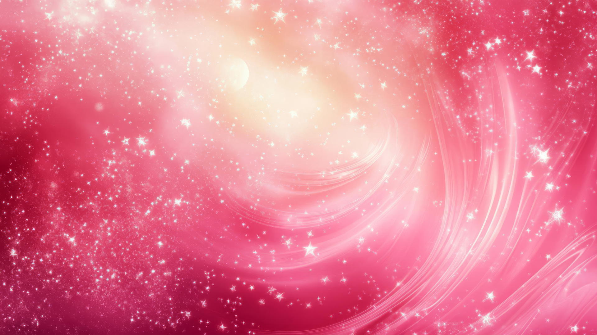 cute hot pink wallpaper with tiny stars and swirling patterns