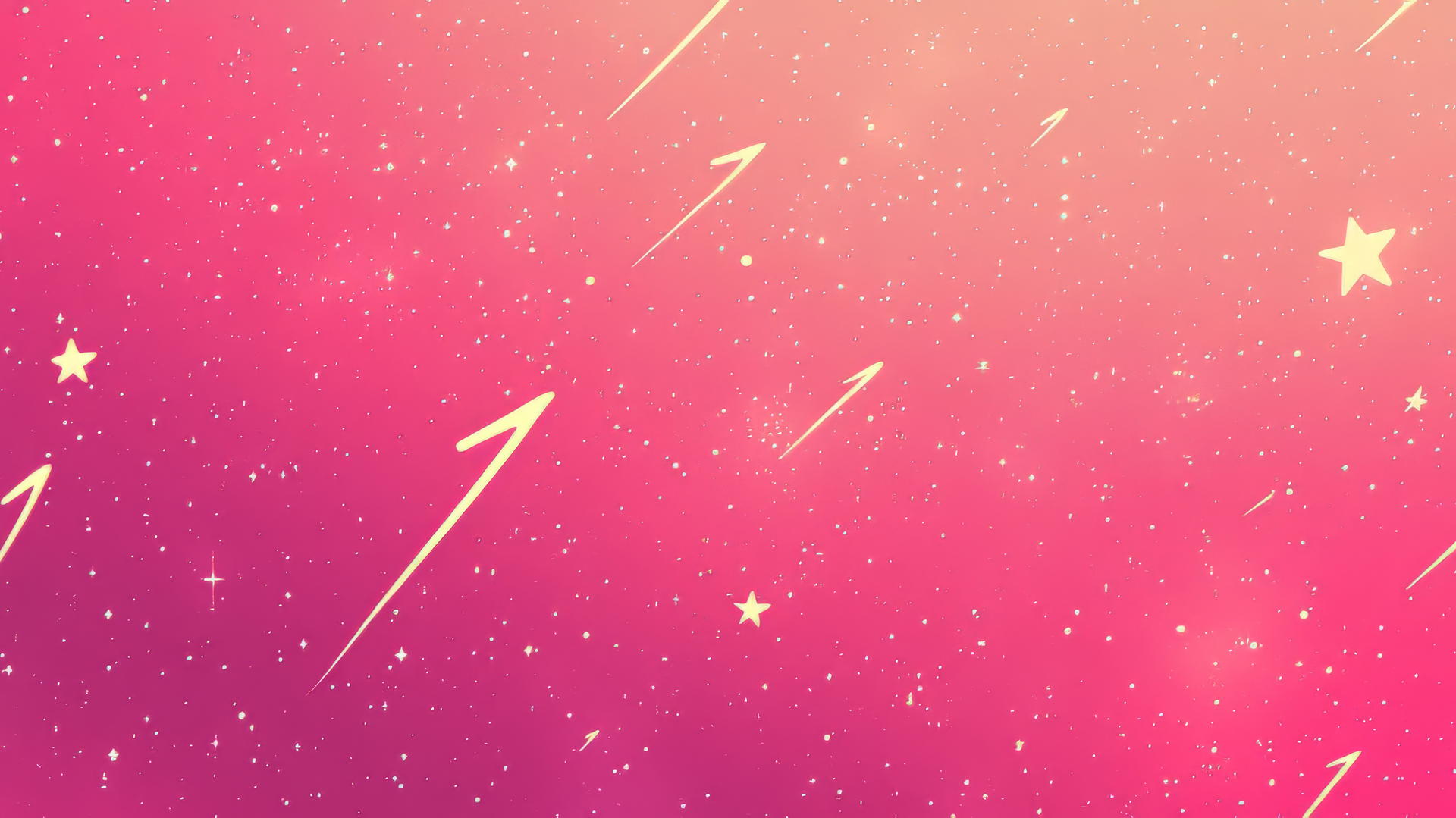 cute hot pink wallpaper with tiny lightning bolts and stars