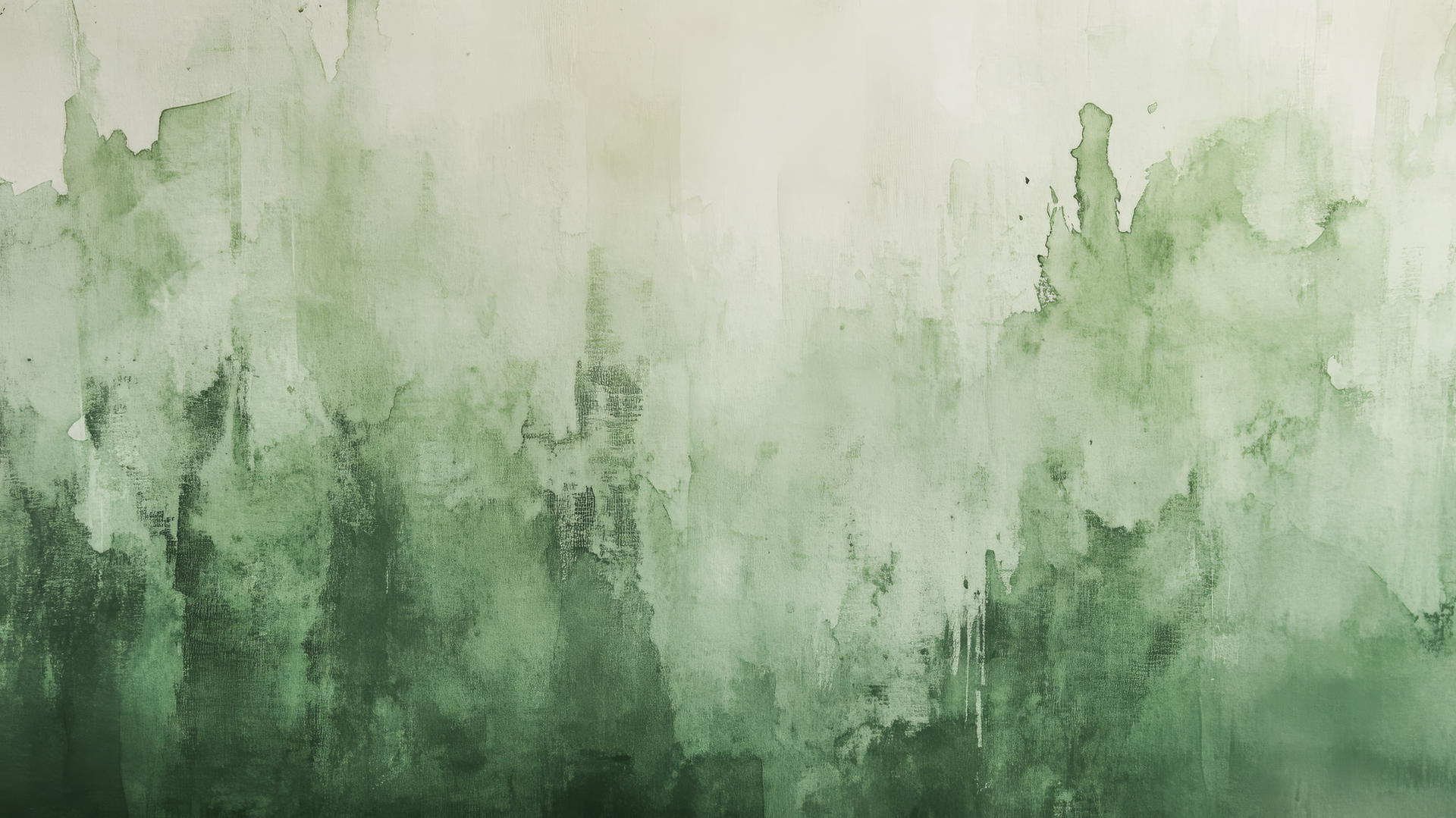A dreamy aesthetic green wallpaper with a soft watercolor wash