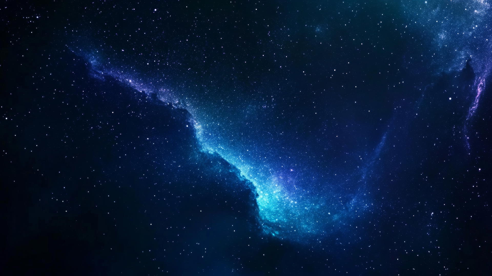 dark blue wallpaper with a starry night sky and faint Milky Way