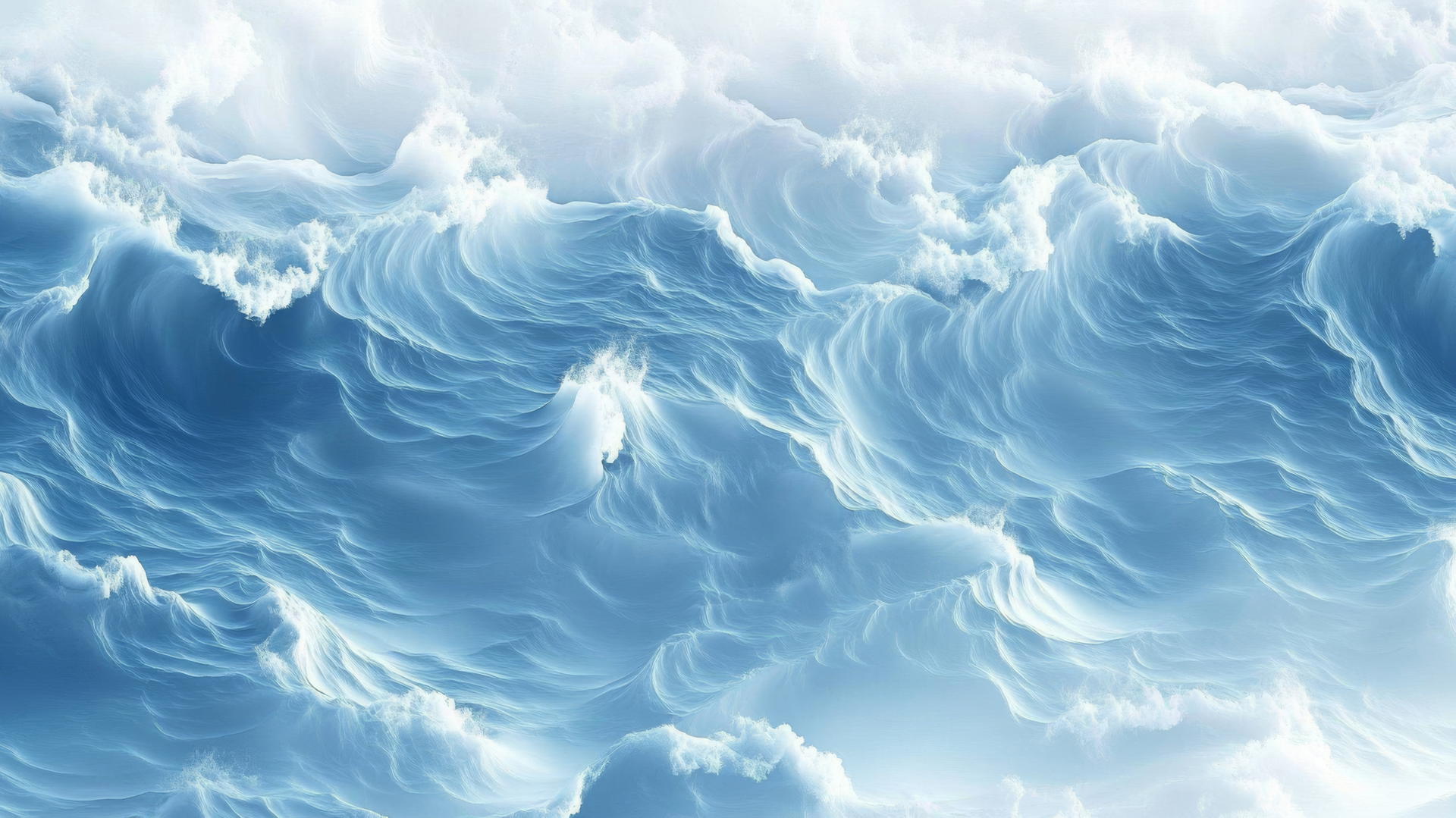 baby blue wallpaper with gentle ocean waves creating a tranquil marine atmosphere