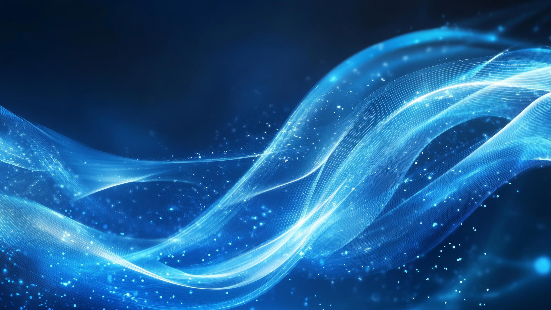 digital wave patterns on a blue background wallpaper with dynamic lines and shapes