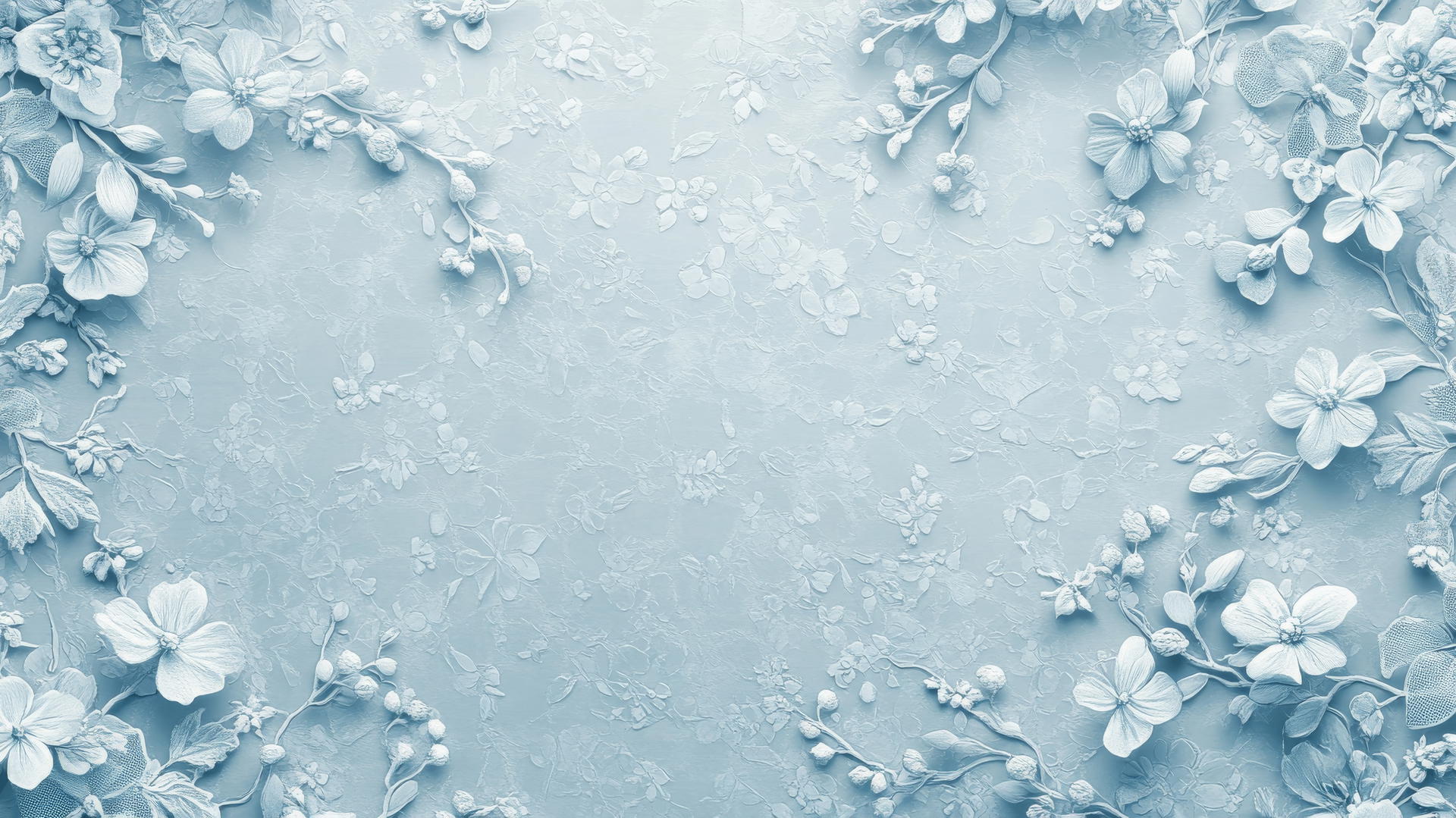 aesthetic wallpaper blue with intricate floral lace overlay