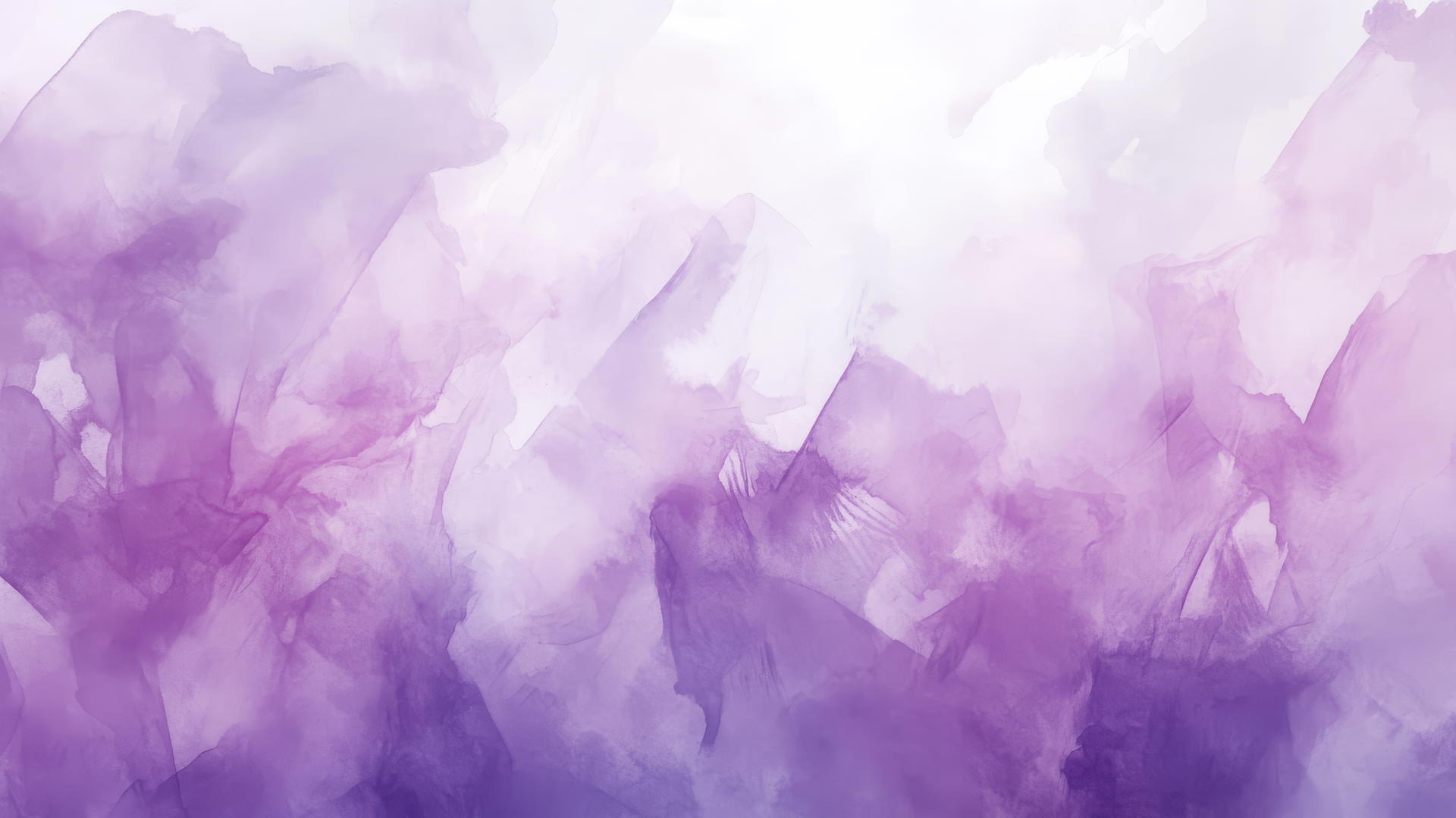 light purple wallpaper with soft strokes of watercolor blending into white and pink