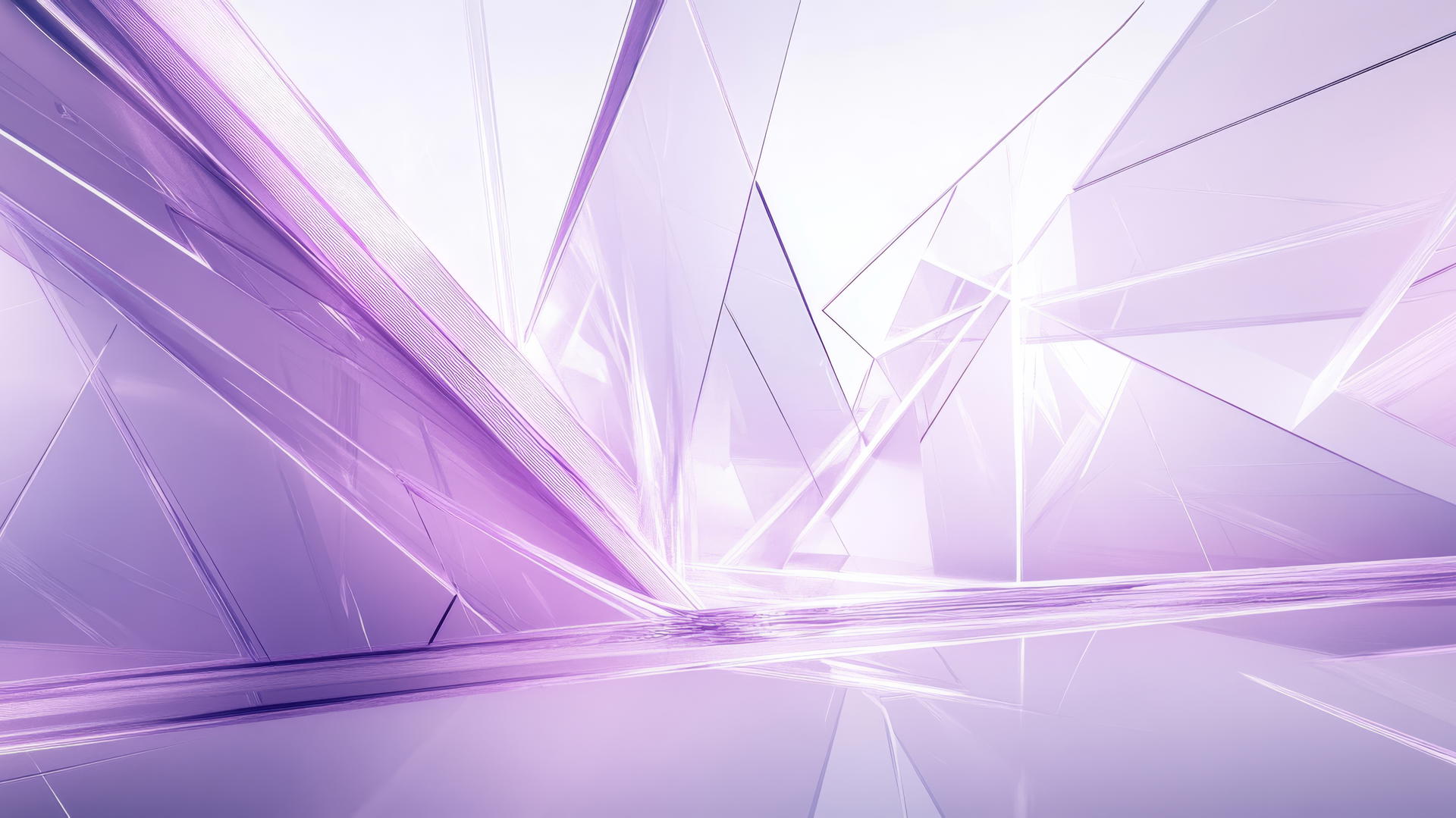 light purple wallpaper with glowing lines and geometric shapes on white background