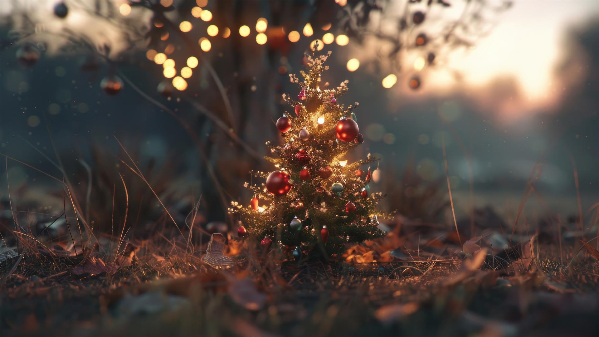 Decorated Christmas tree