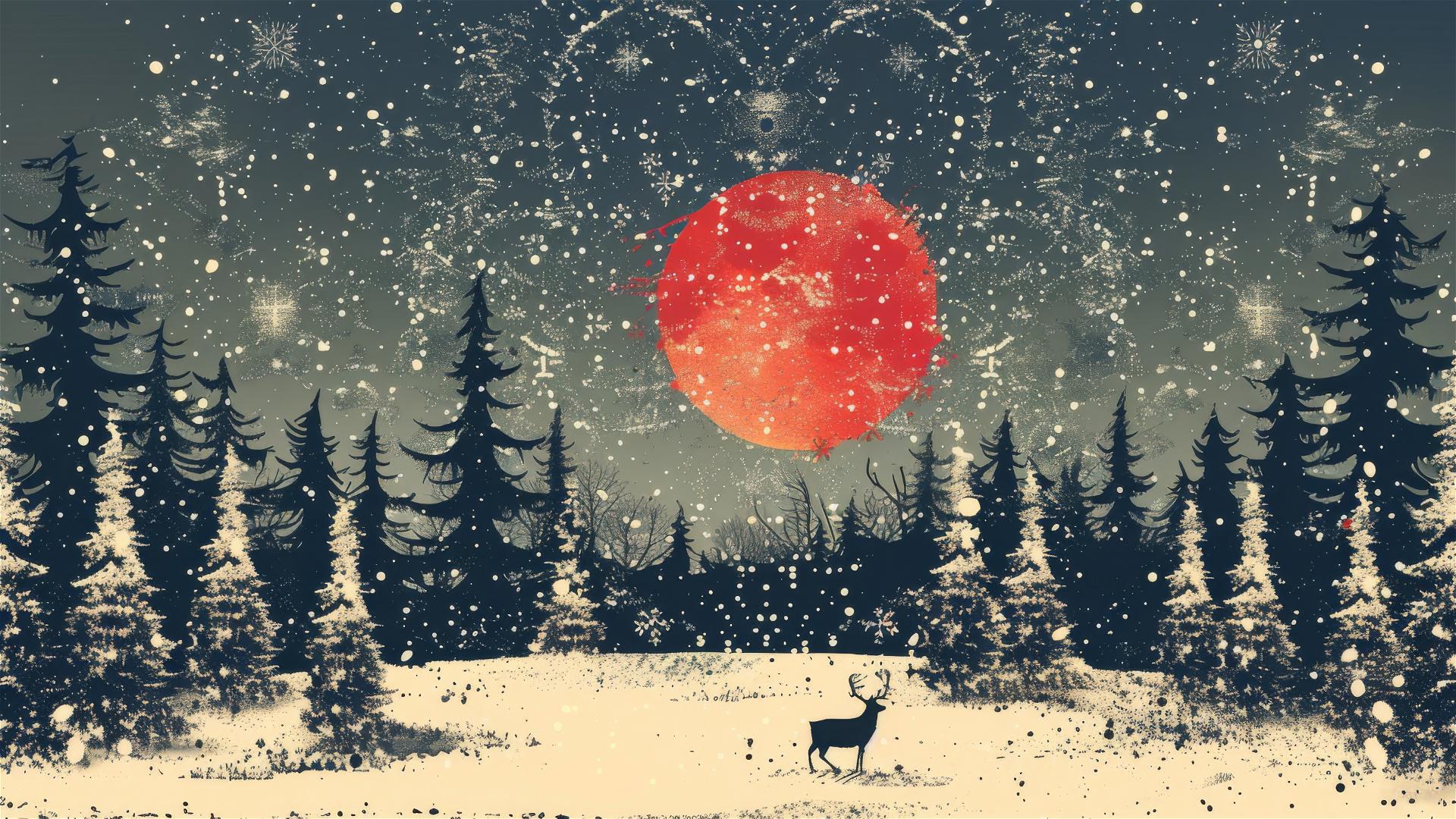 Christmas graphic design, vector image
