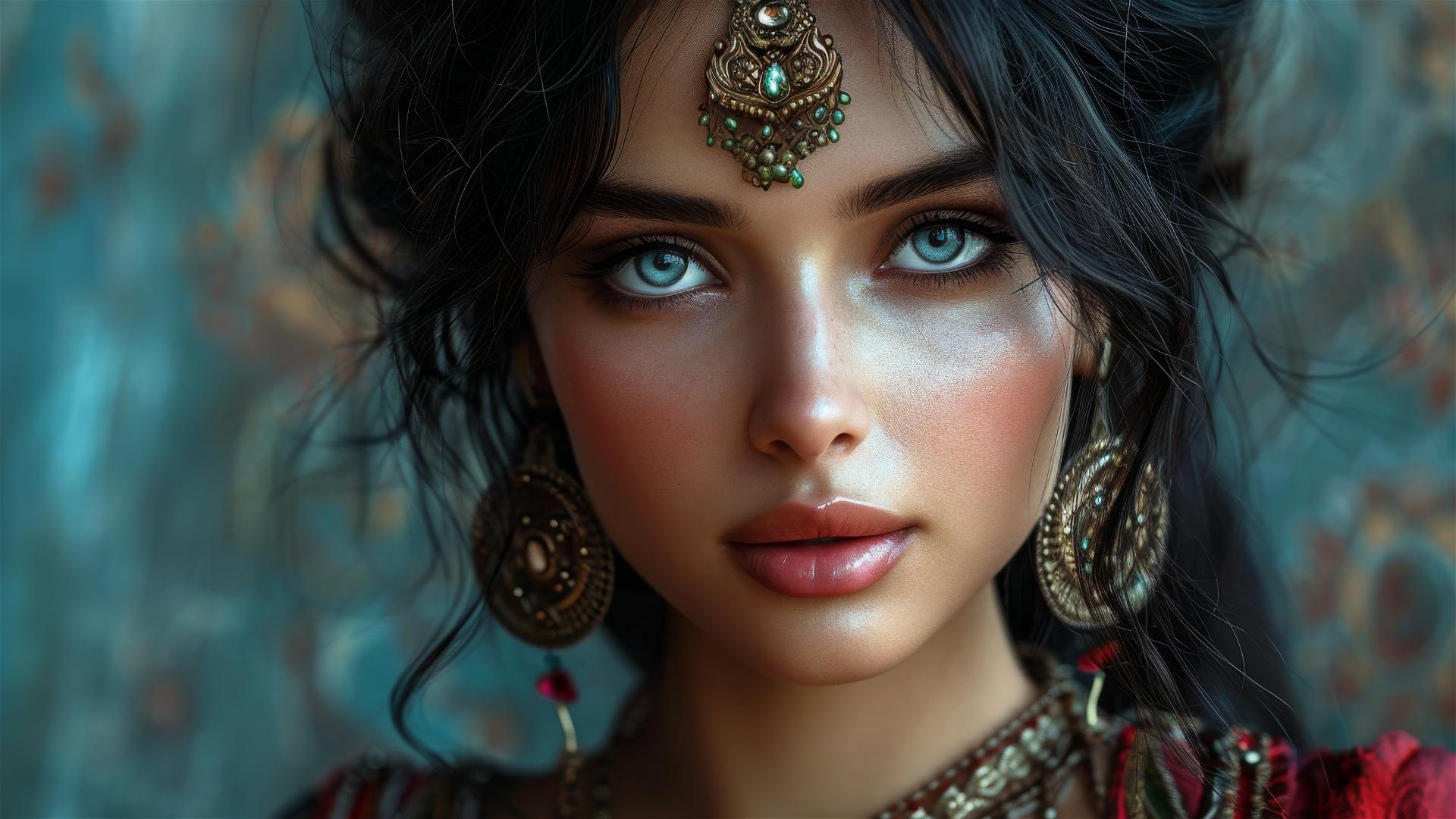 Portrait of the world's most beautiful woman