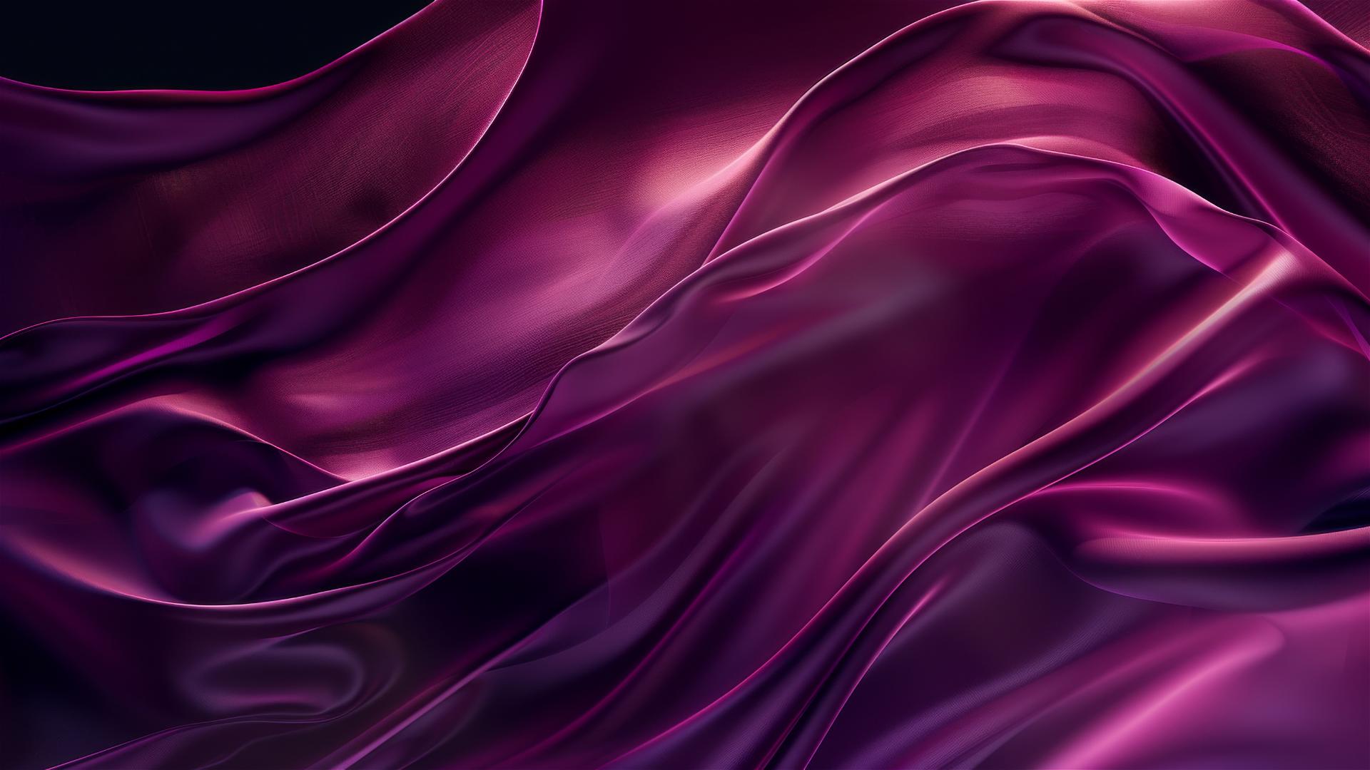 Dark magenta flowing shapes on iPhone background