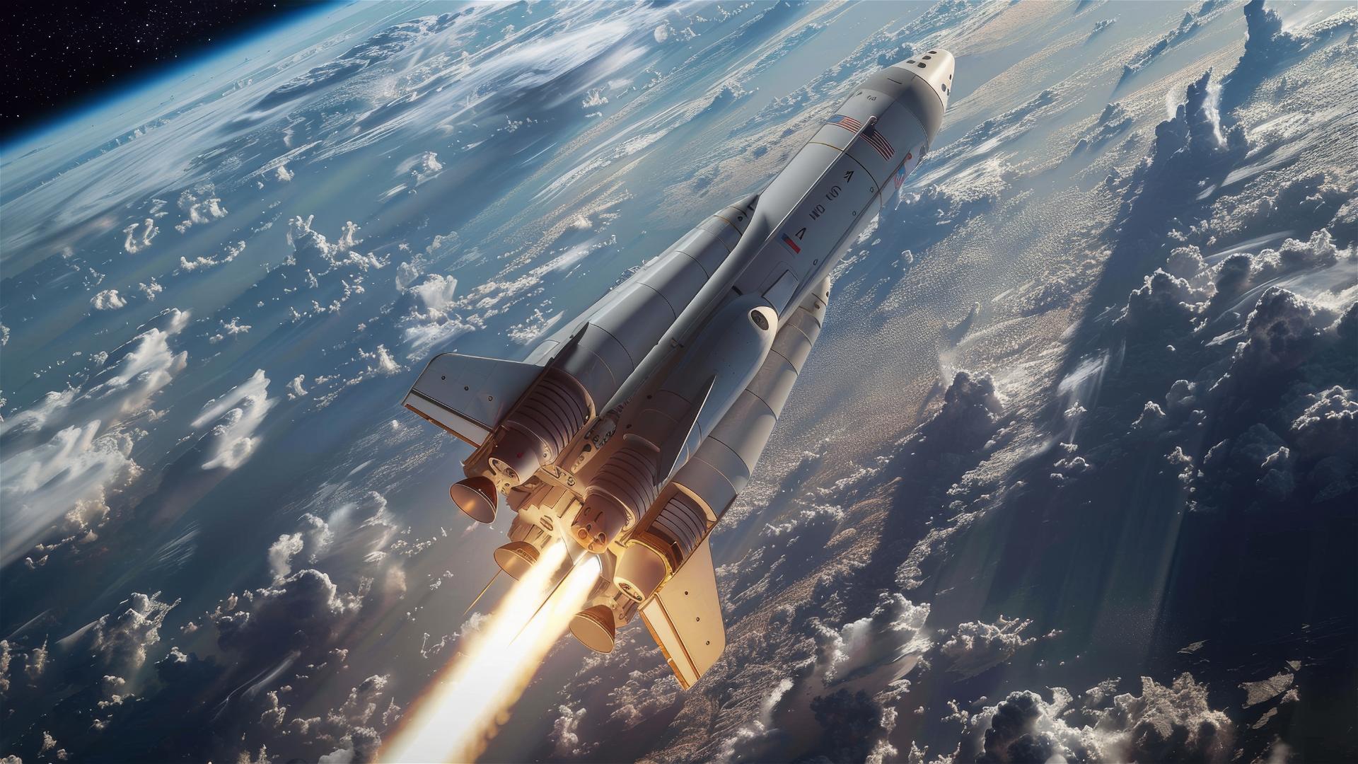 Launch of Ariane 5 rocket