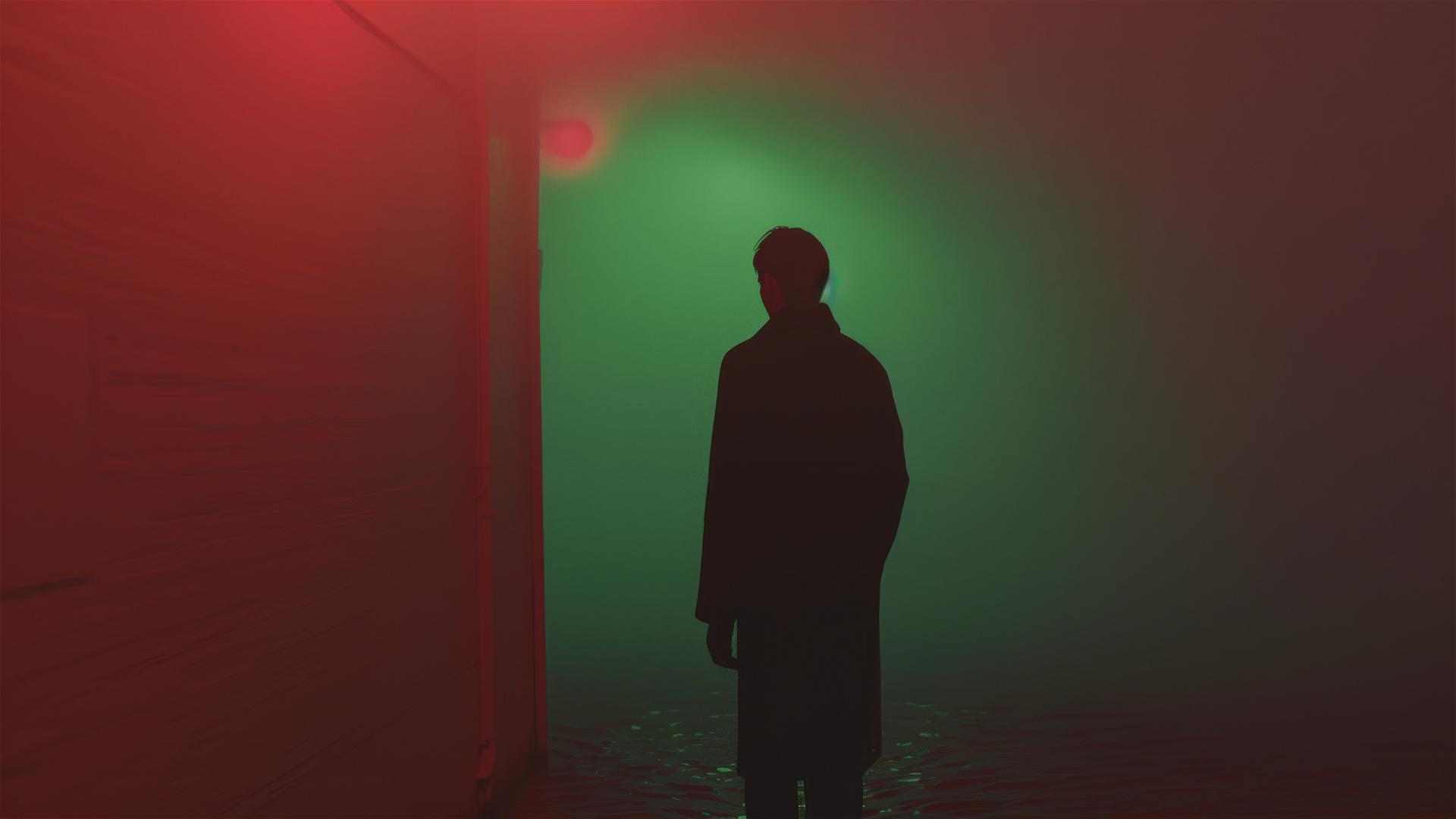 35 mm cinematic shot transitioning from dark to light