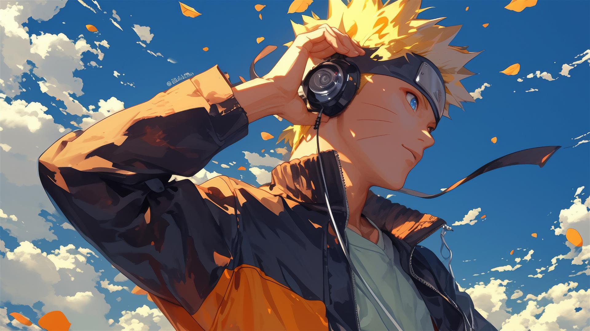 Naruto Uzumaki in iconic pose