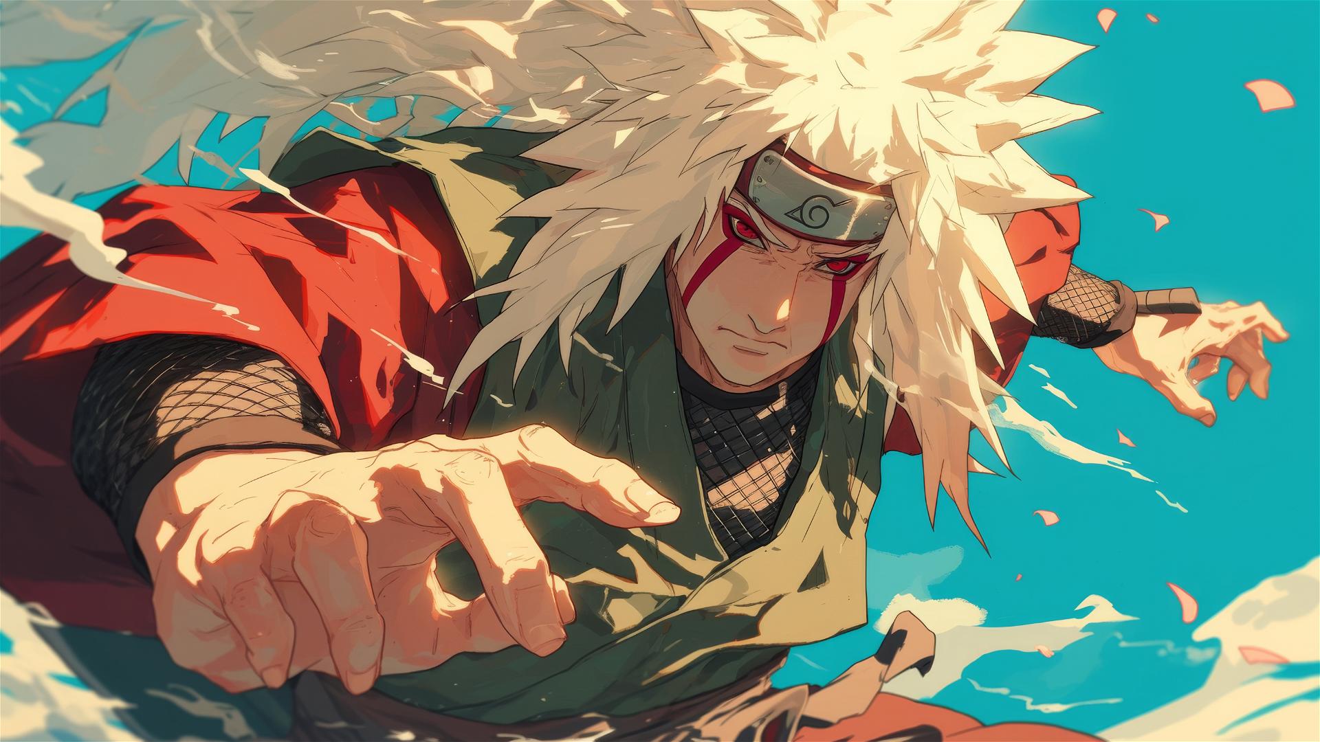 Illustration of Jiraiya, a character from Naruto.