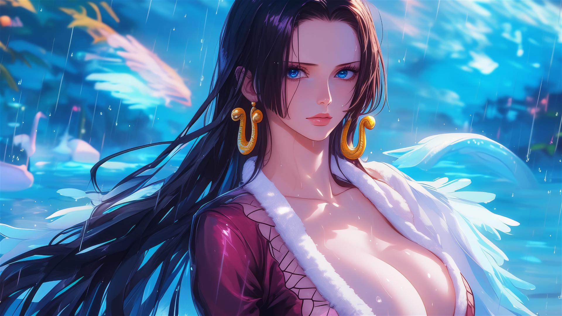 Boa Hancock from One Piece in a striking pose