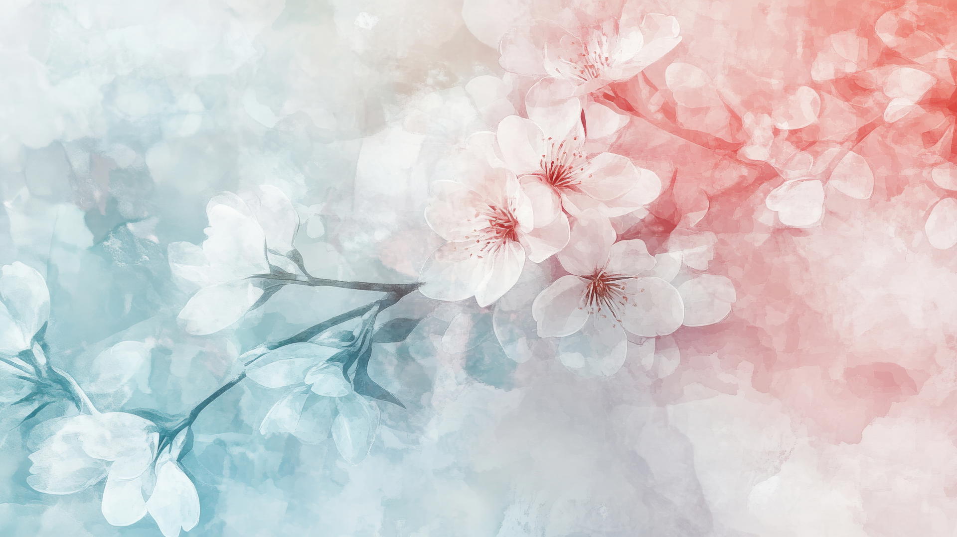 spring aesthetic wallpaper with soft floral patterns and pastel colors