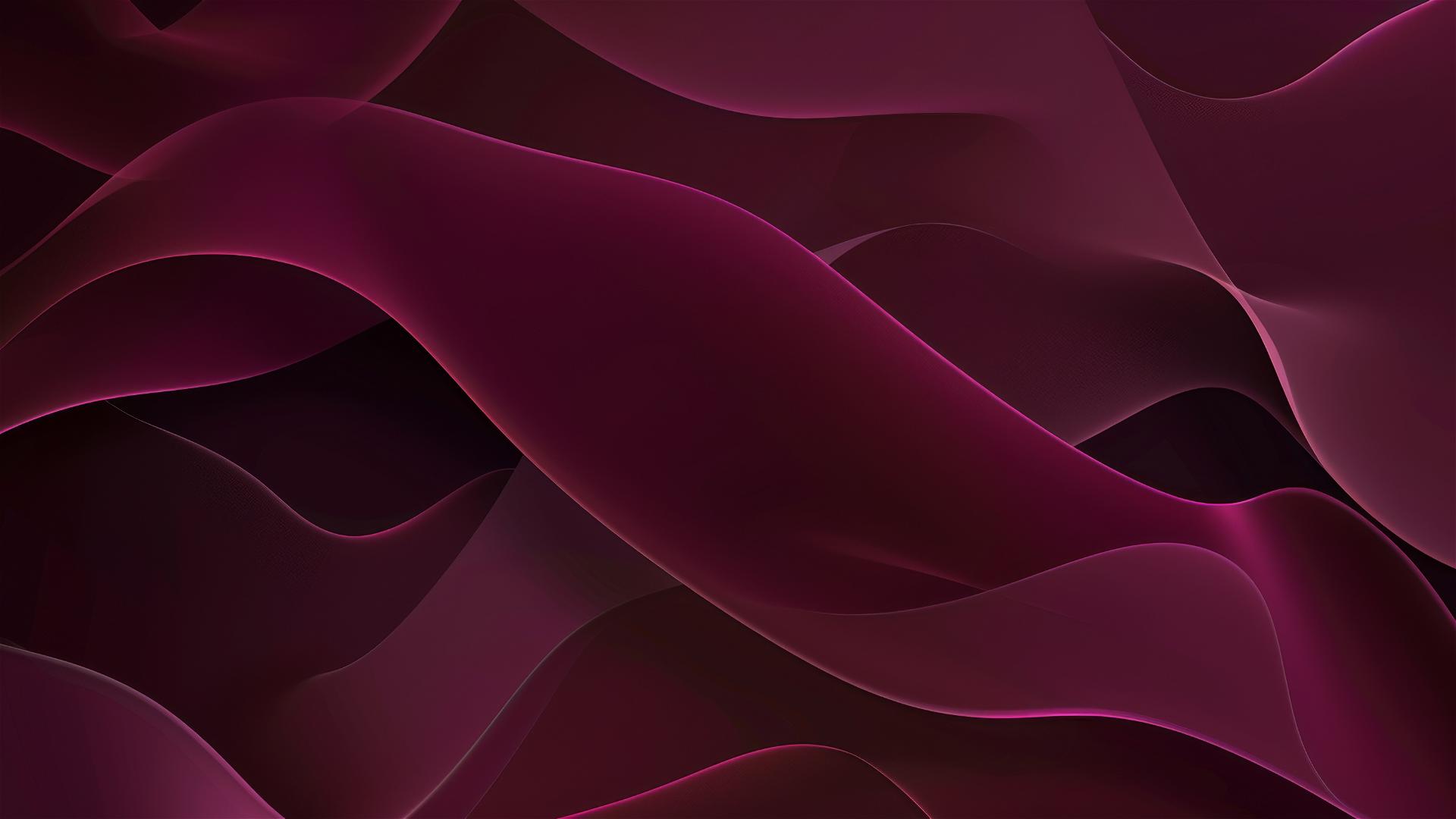 Dark burgundy flowing shapes on iPhone background