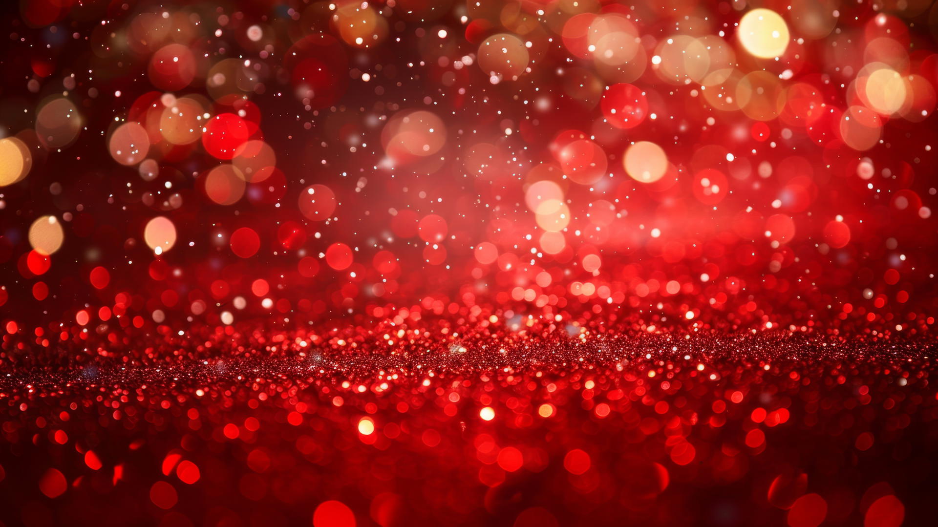 Festive Christmas background in vibrant red tones