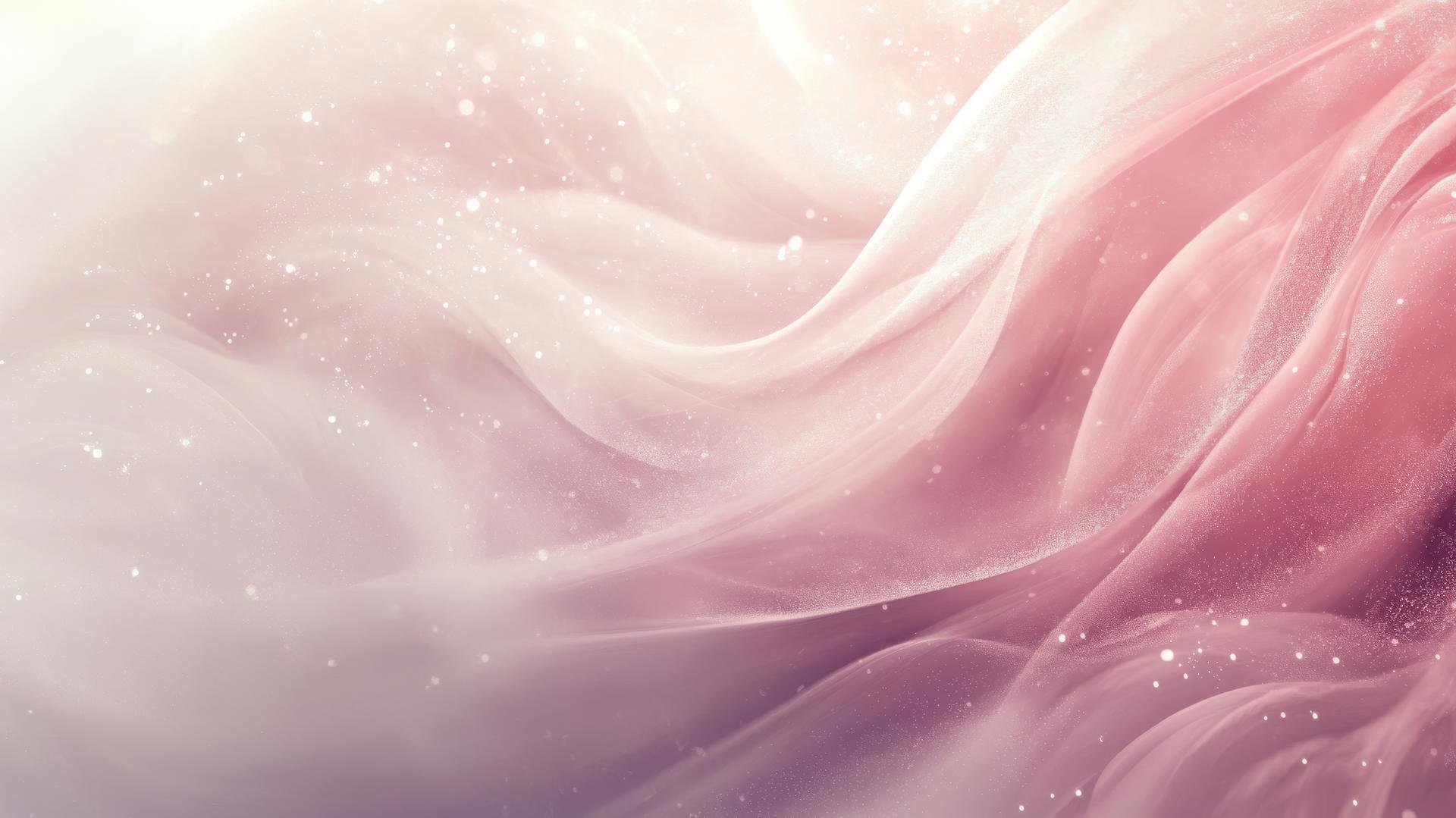 light pink wallpaper with delicate swirls and sparkles