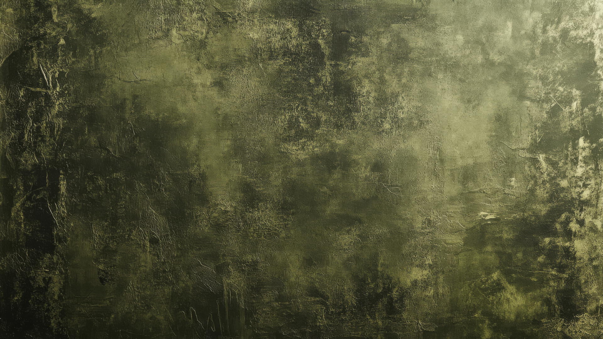 Luxurious olive green wallpaper with velvet-like texture