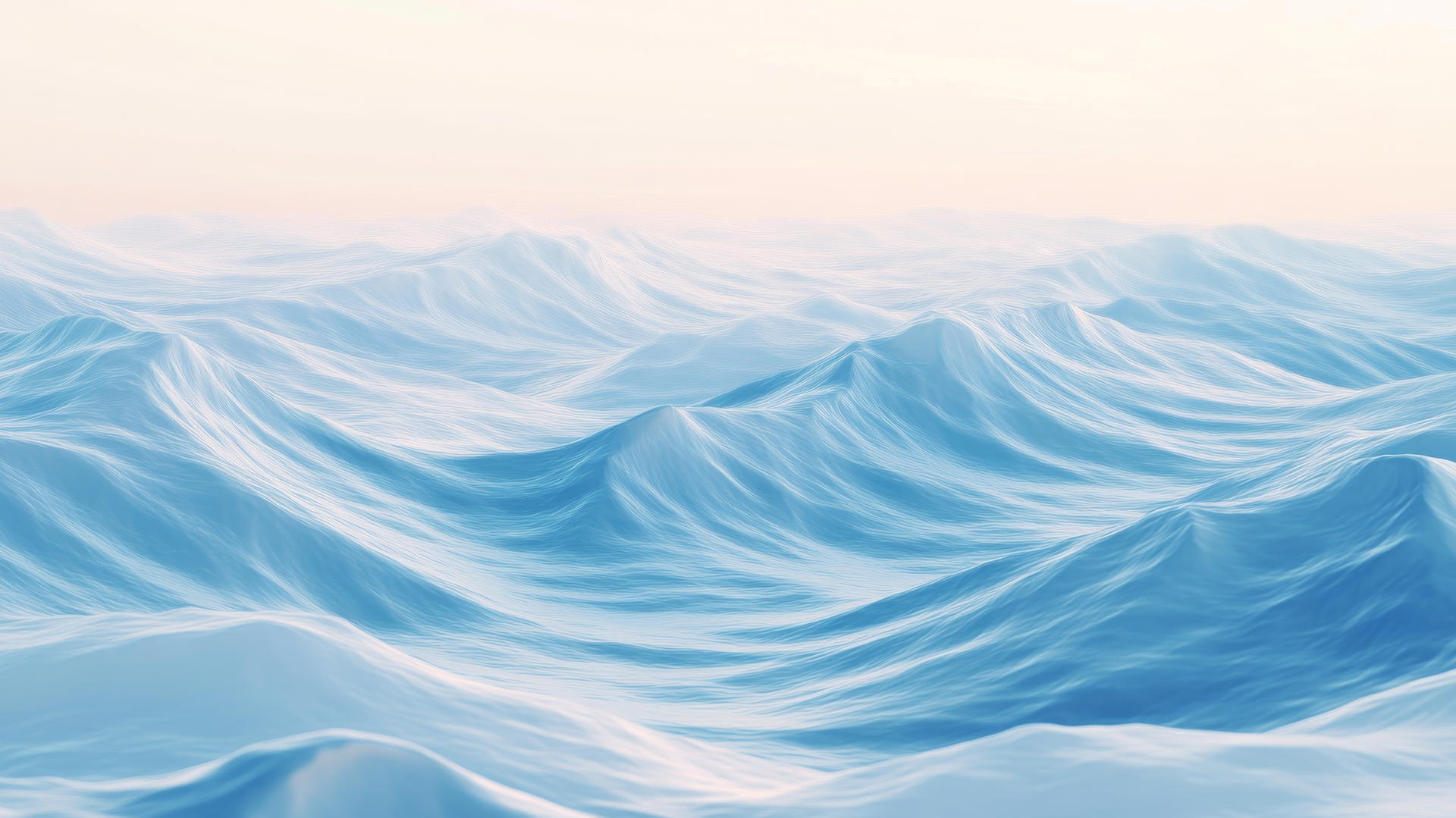 blue aesthetic wallpaper with soft pastel blue waves flowing gently
