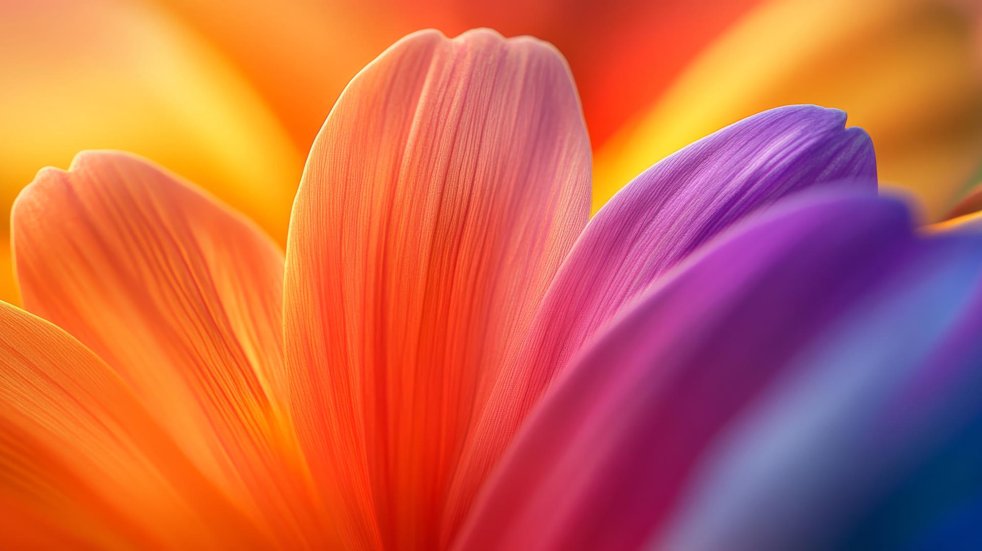 Vibrant close-up of colorful spring flowers wallpaper