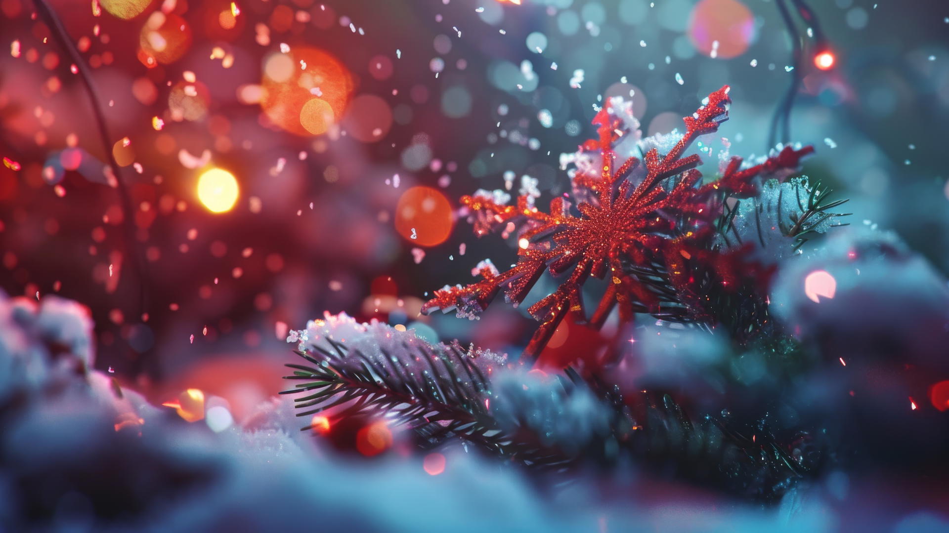 Festive Christmas scene in 4K resolution