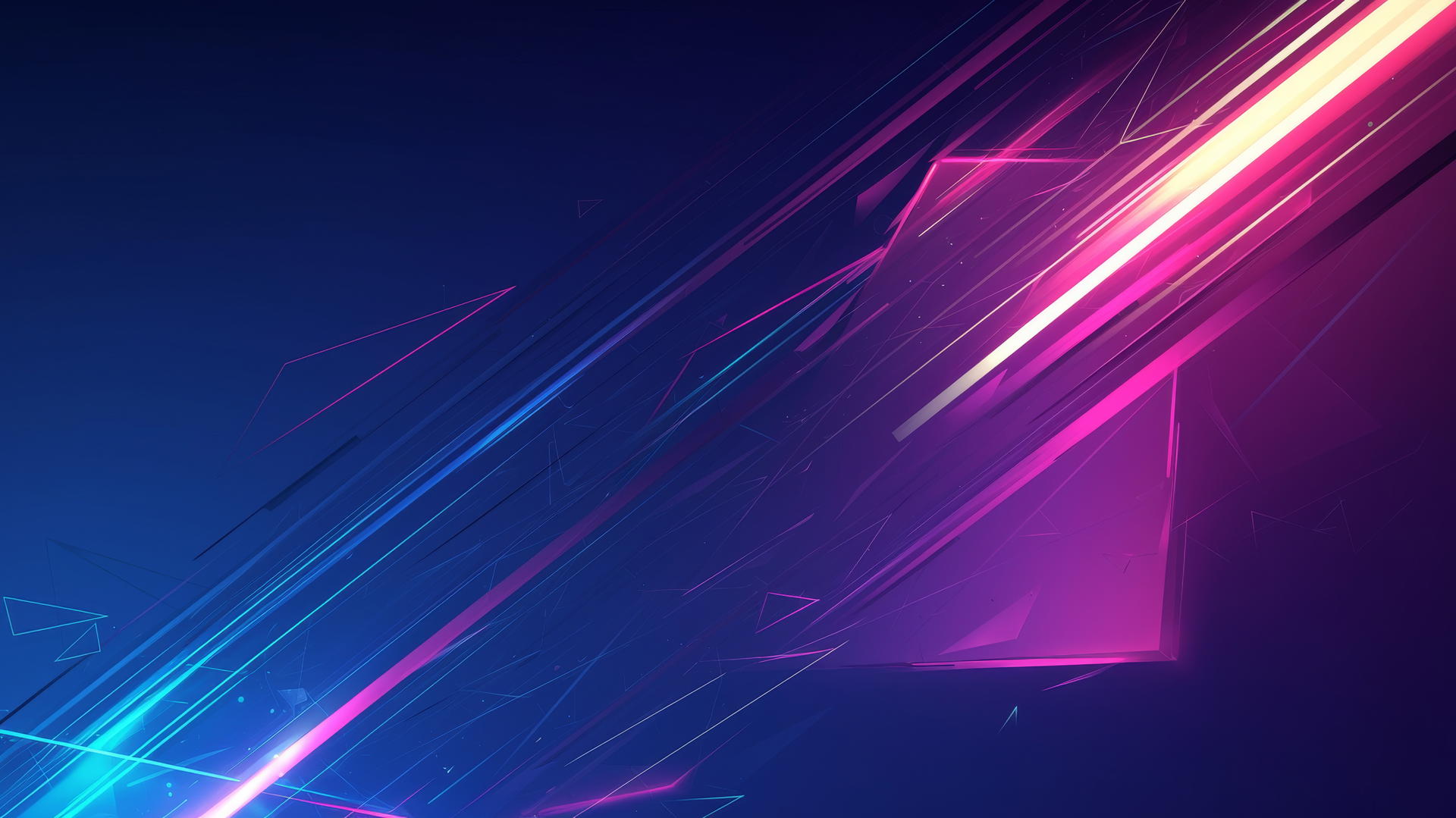 cool wallpapers 4k with high-tech abstract design, geometric shapes, neon accents