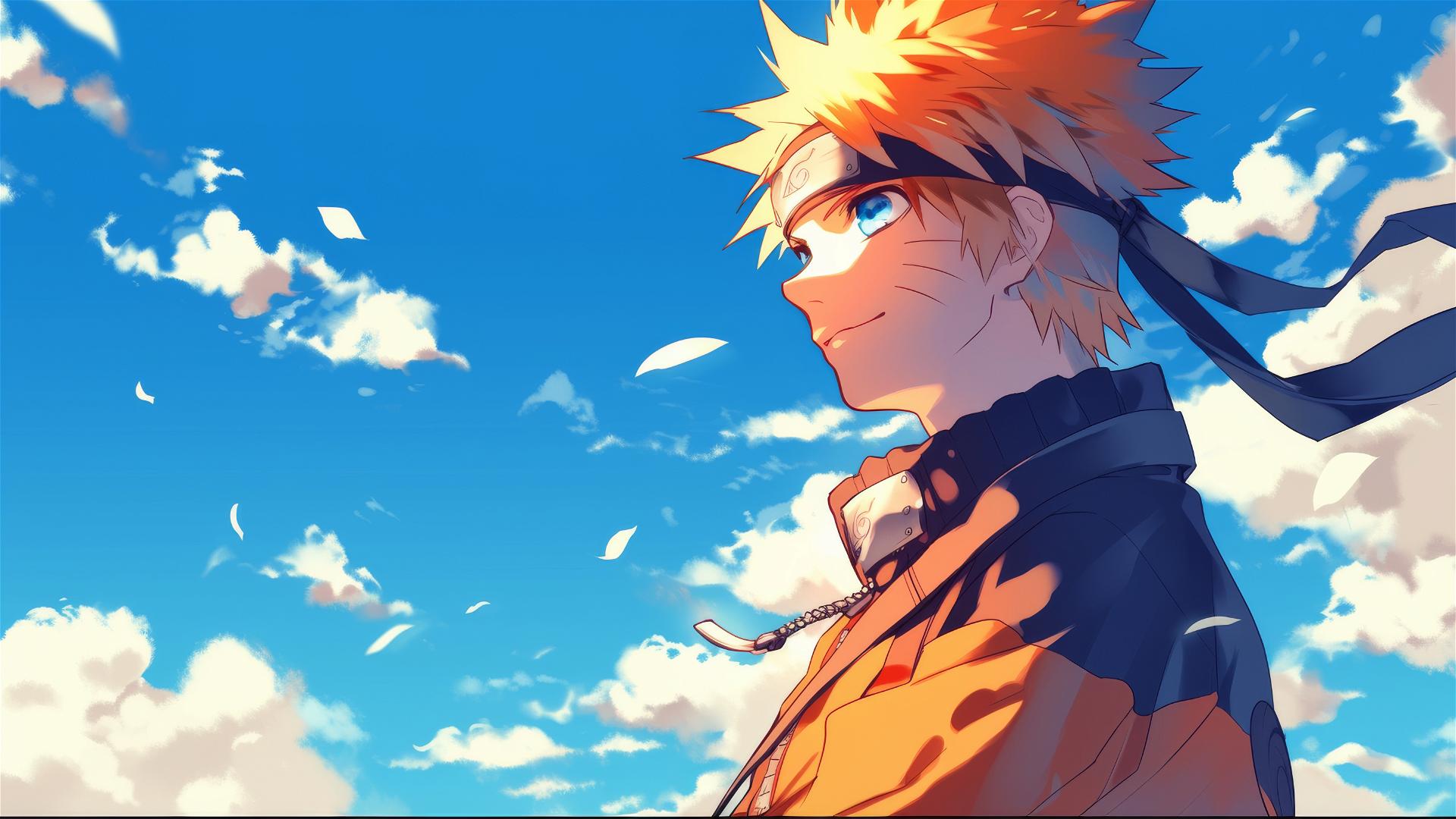 Naruto Uzumaki in iconic pose