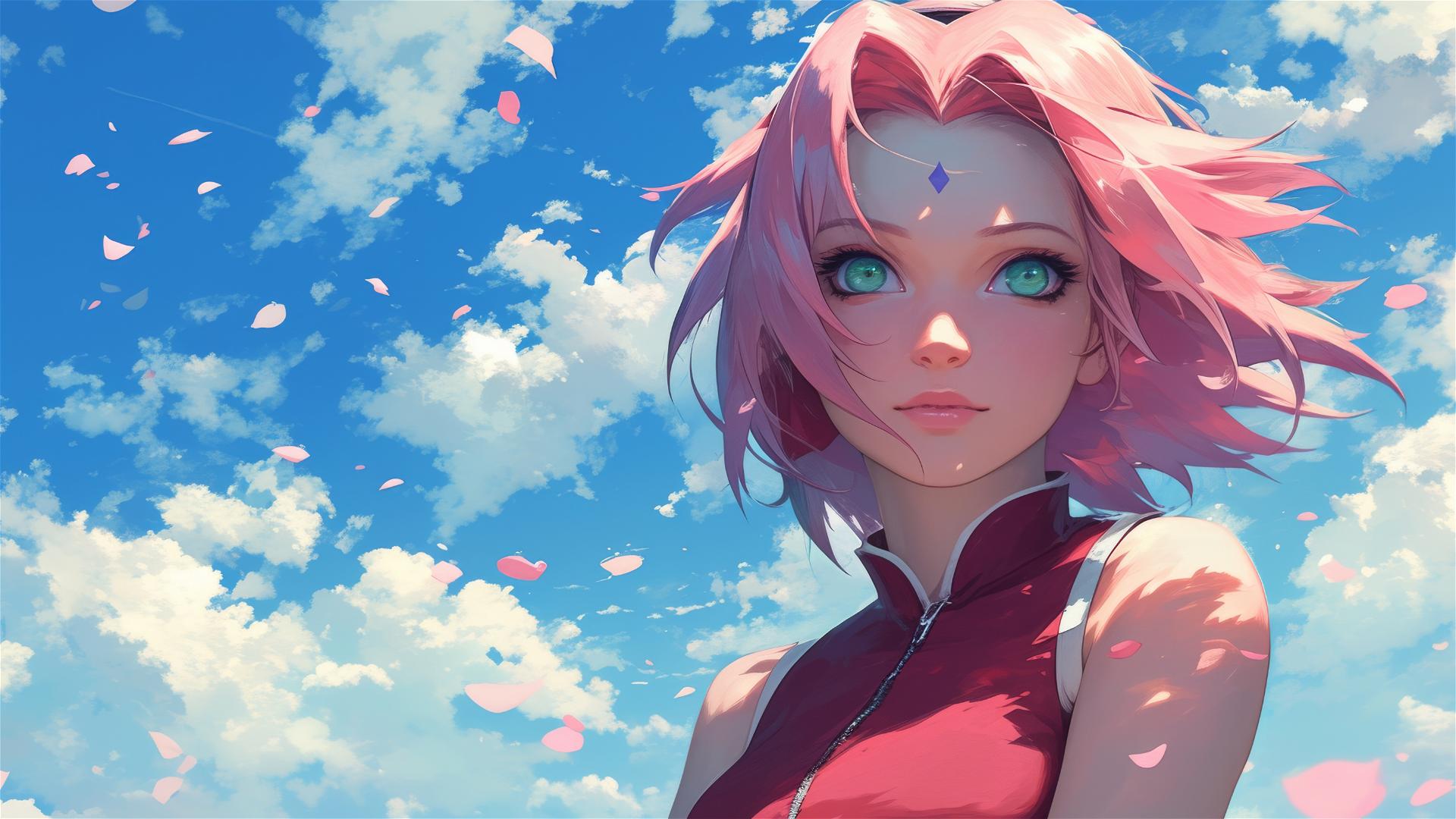 Illustration of Sakura Haruno from Naruto