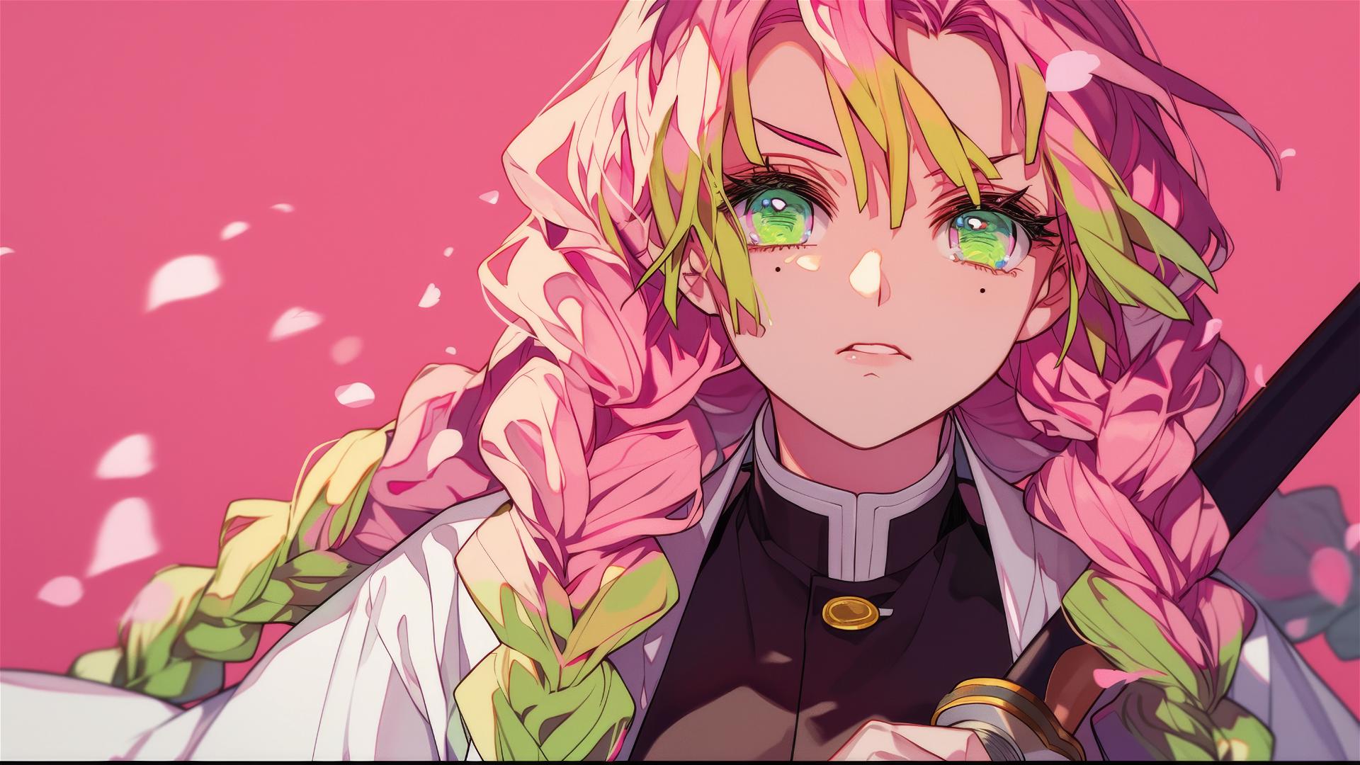 Mitsuri Kanroji character from Demon Slayer: Kimetsu no Yaiba.