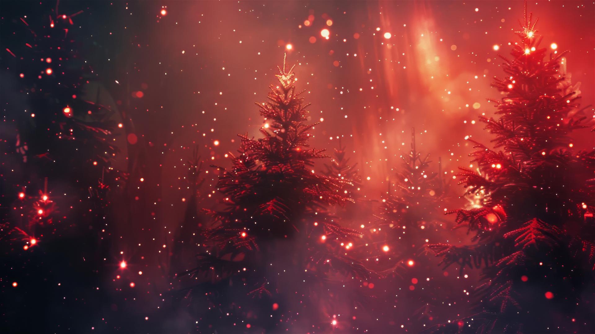 Festive Christmas background in 4K resolution