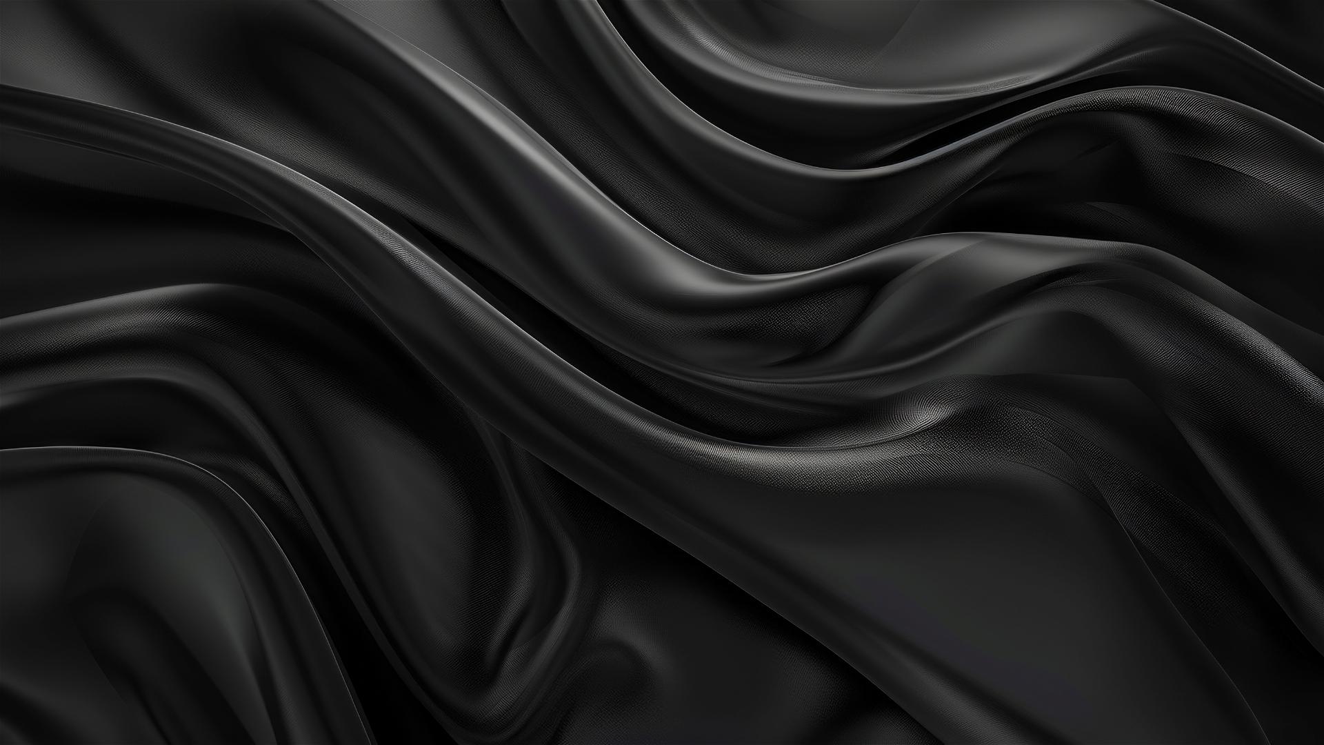 Black graphite flowing shapes on iPhone background