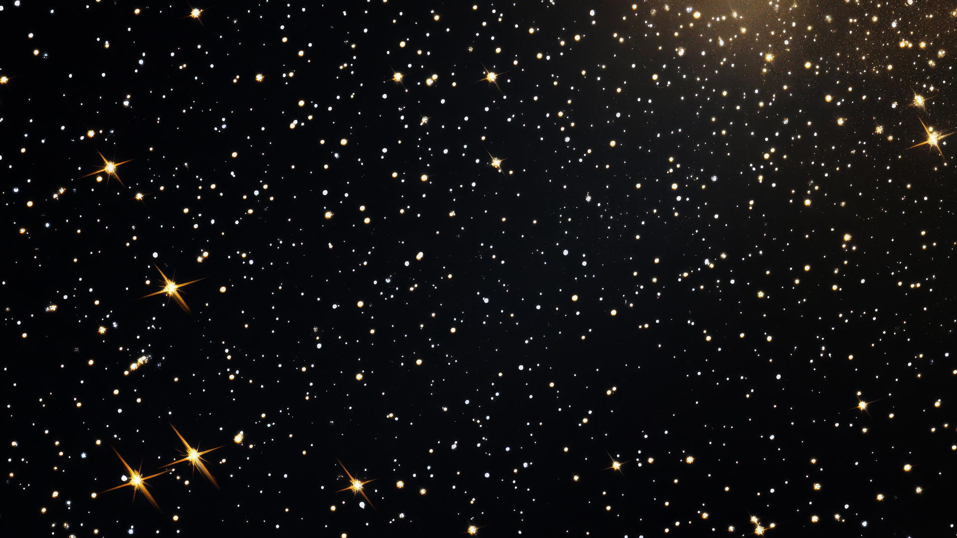 black wallpaper for girls with subtle shimmer and glittering stars