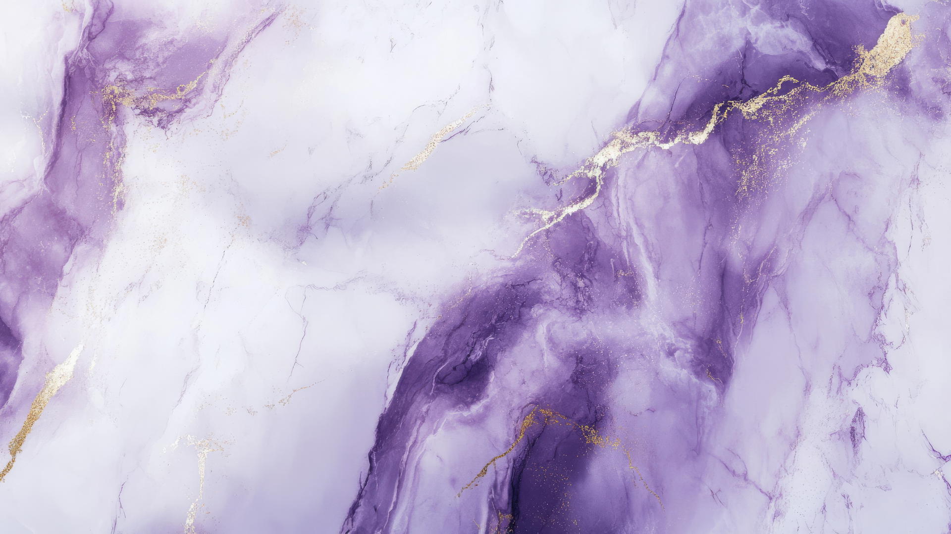 aesthetic purple wallpaper with purple veins, soft white marble, and gold flecks