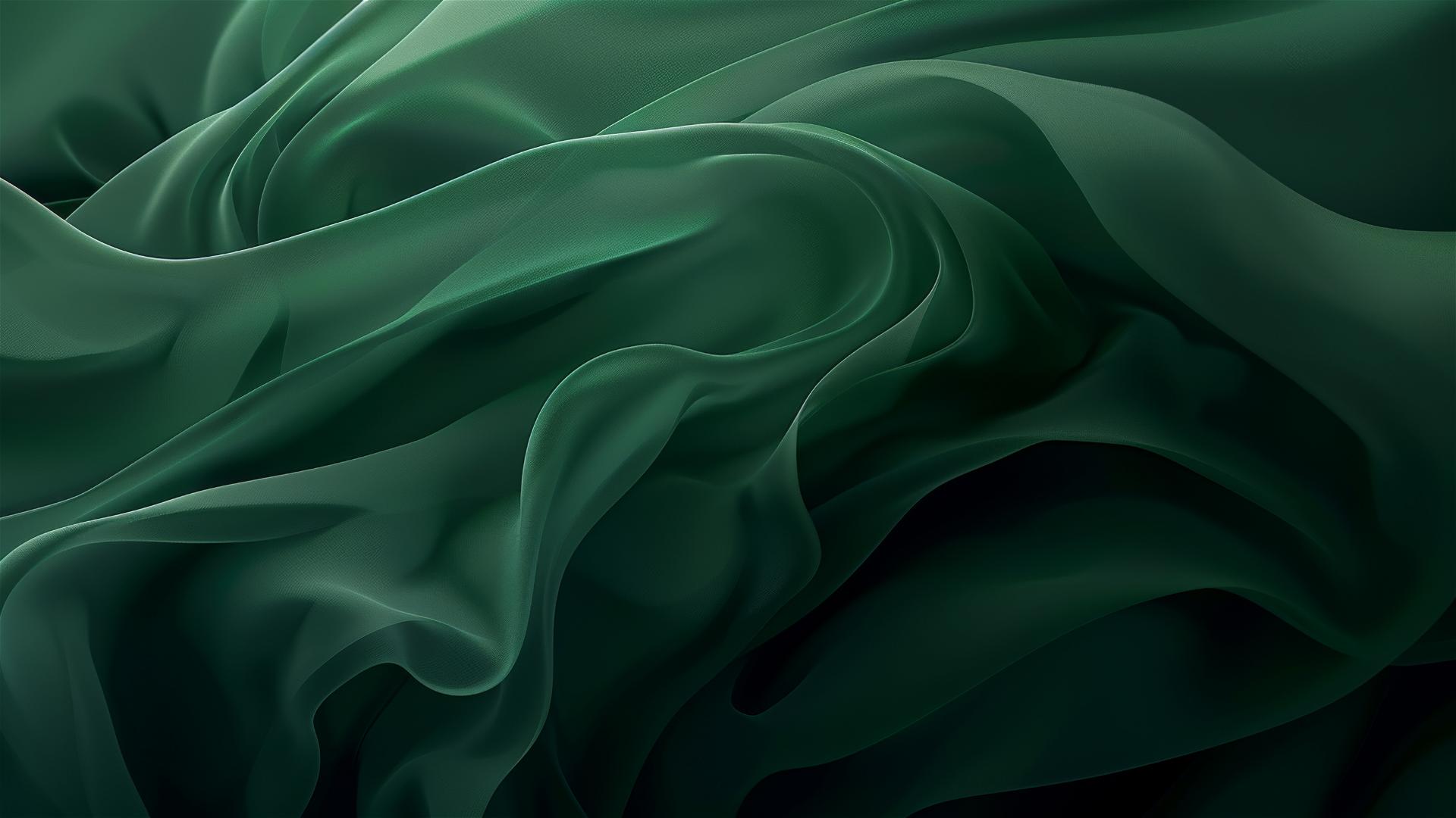 Minimalistic dark jade shapes on iPhone background