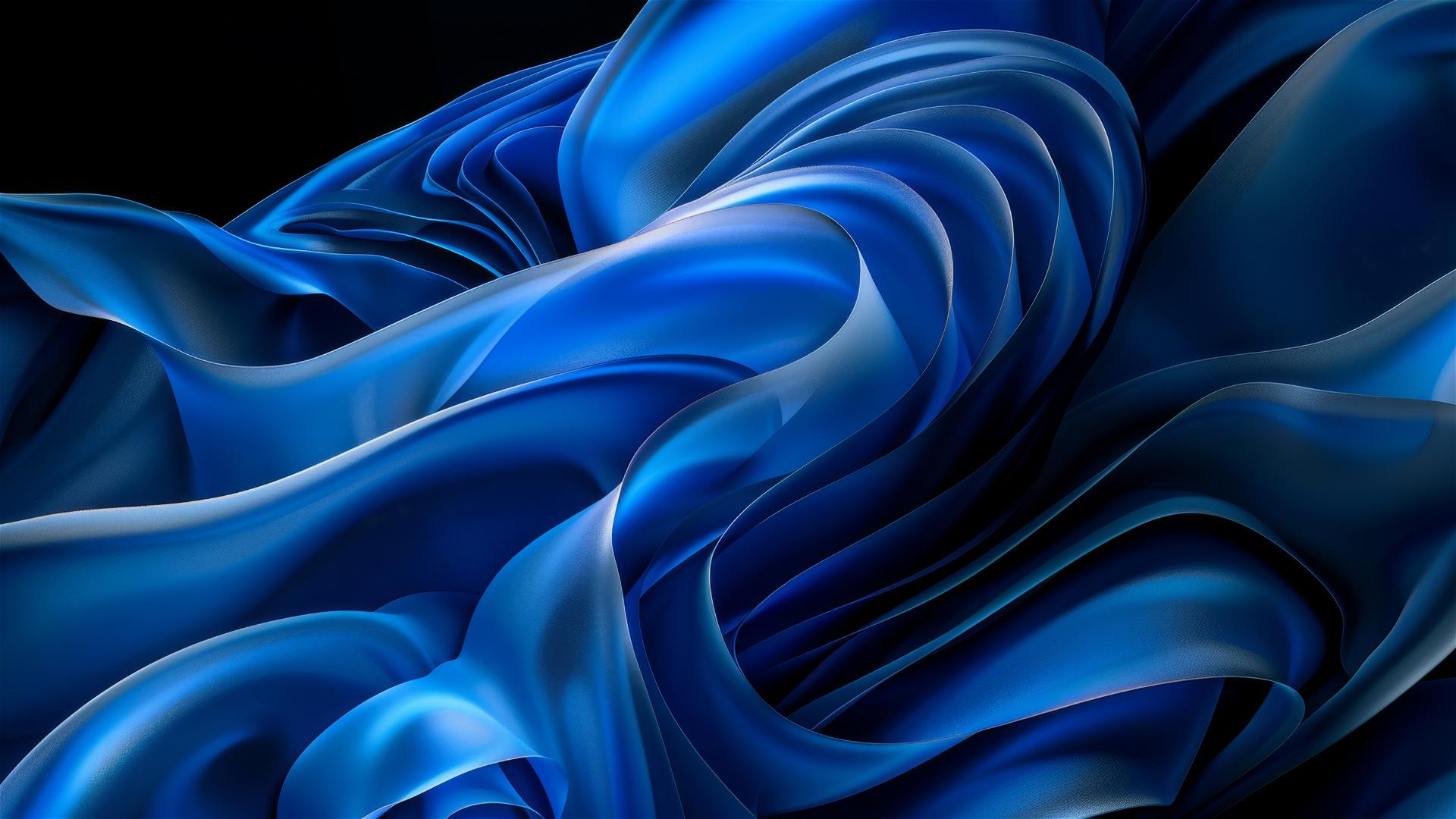 Dark azure abstract shapes on iPhone background