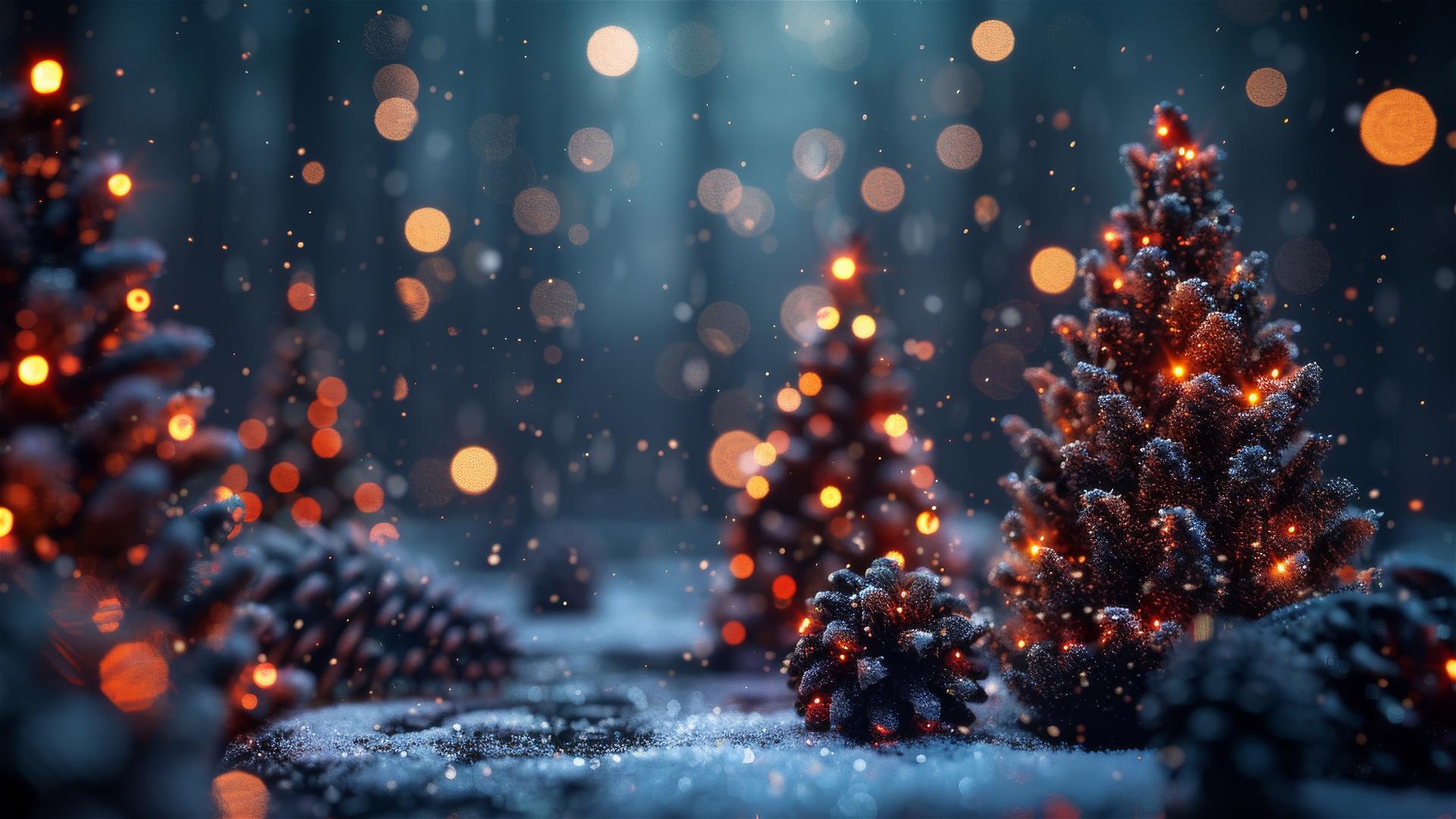 Creative 4K Christmas background