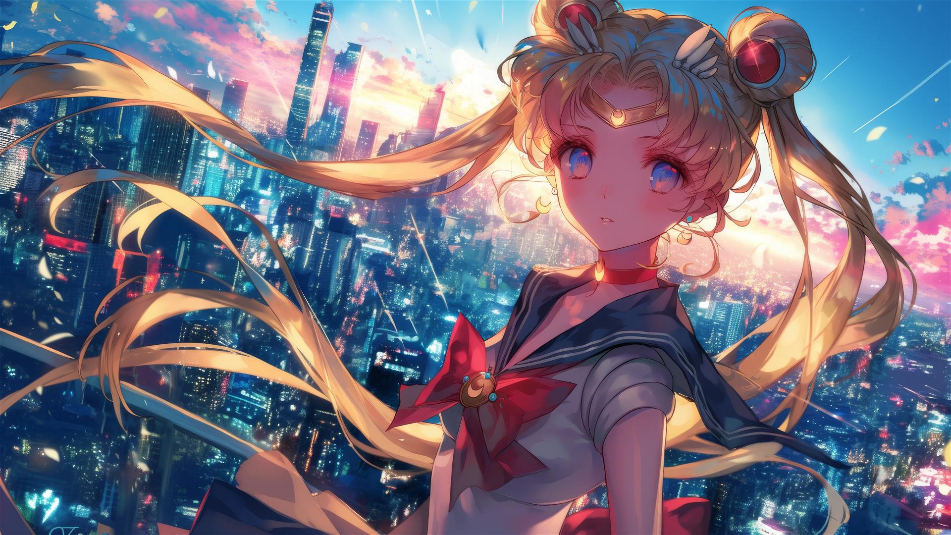 Sailor Moon character illustration